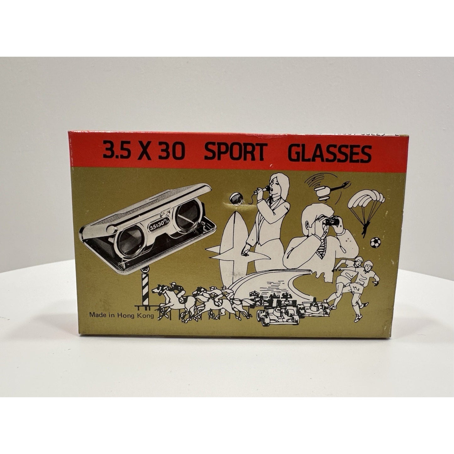 VINTAGE *NEW* Arrow 1970's Sport Glasses/Binoculars in Blue 3.5 X 30