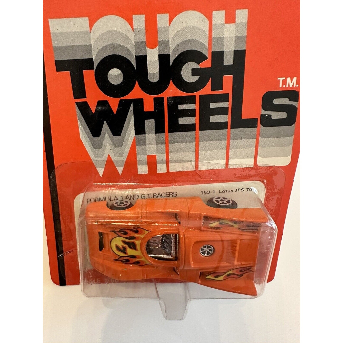 VINTAGE *NEW* Kidco Tough Wheels Formula 1 GT Racer Lotus JPS 76 Orange