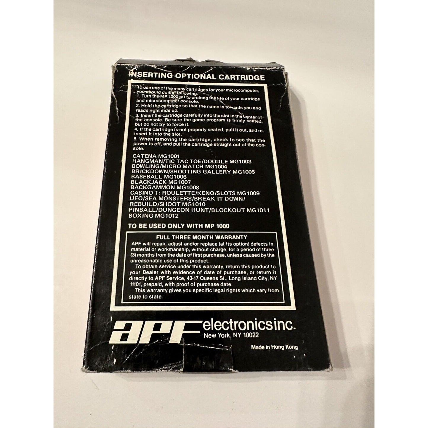 VINTAGE *NEW* 1978 APF MP1000 Casino 1:Roulette, Keno, Slots Games