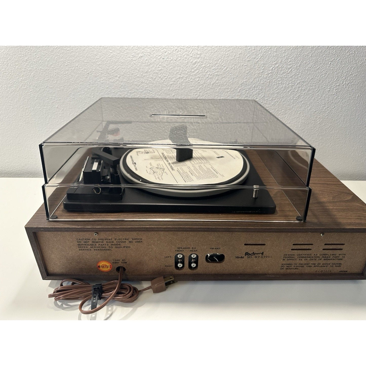 VINTAGE *NEW* 1970's Federal AM/FM MPX 8-Track Stereo System Recorder
