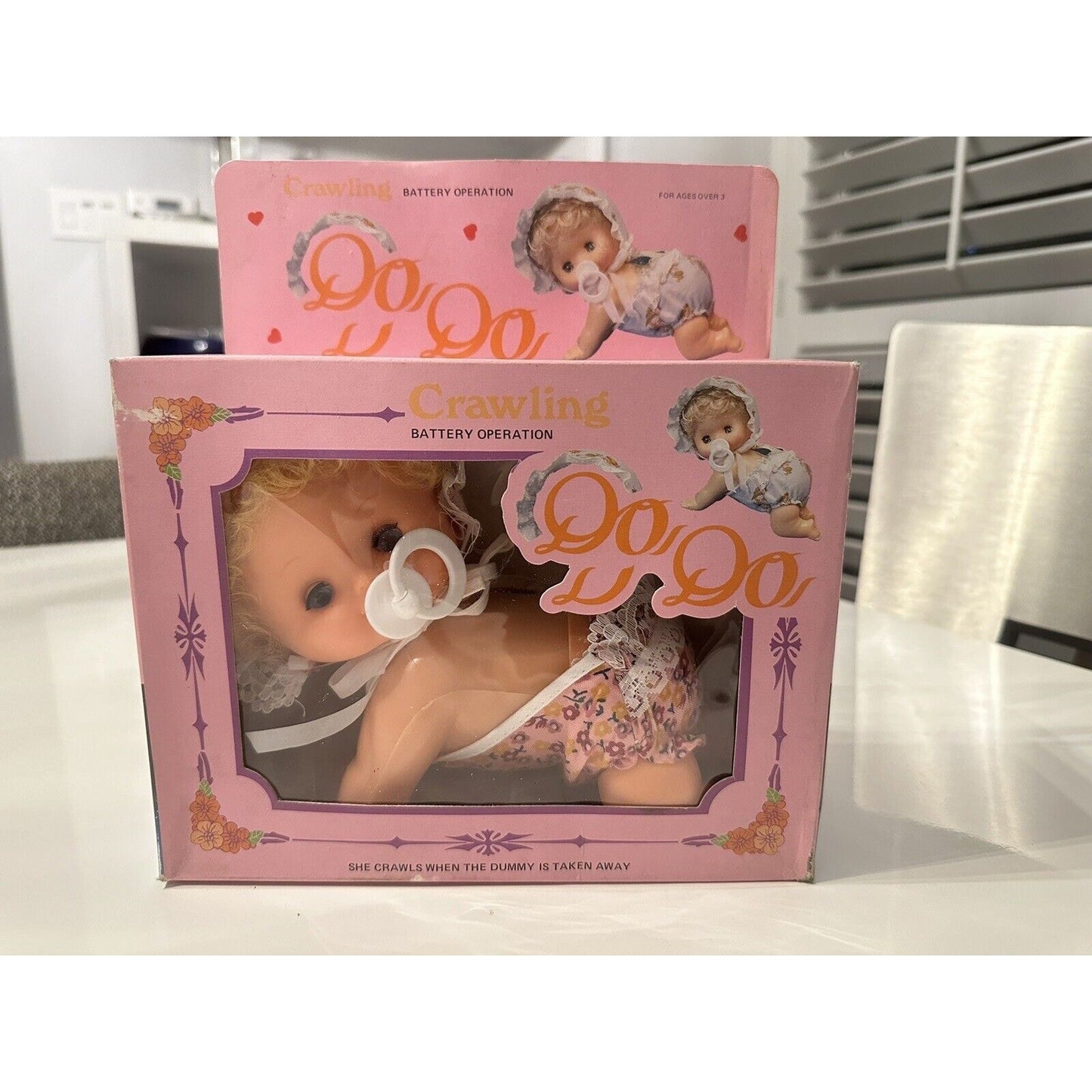 VINTAGE *NEW* Do-Do Crawling Doll