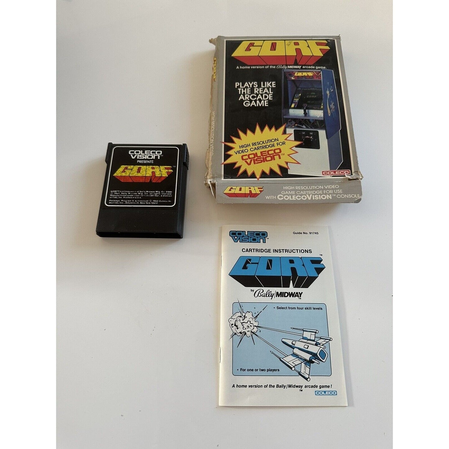 VINTAGE *NEW* 1980's Gorf Video Game For ColecoVision