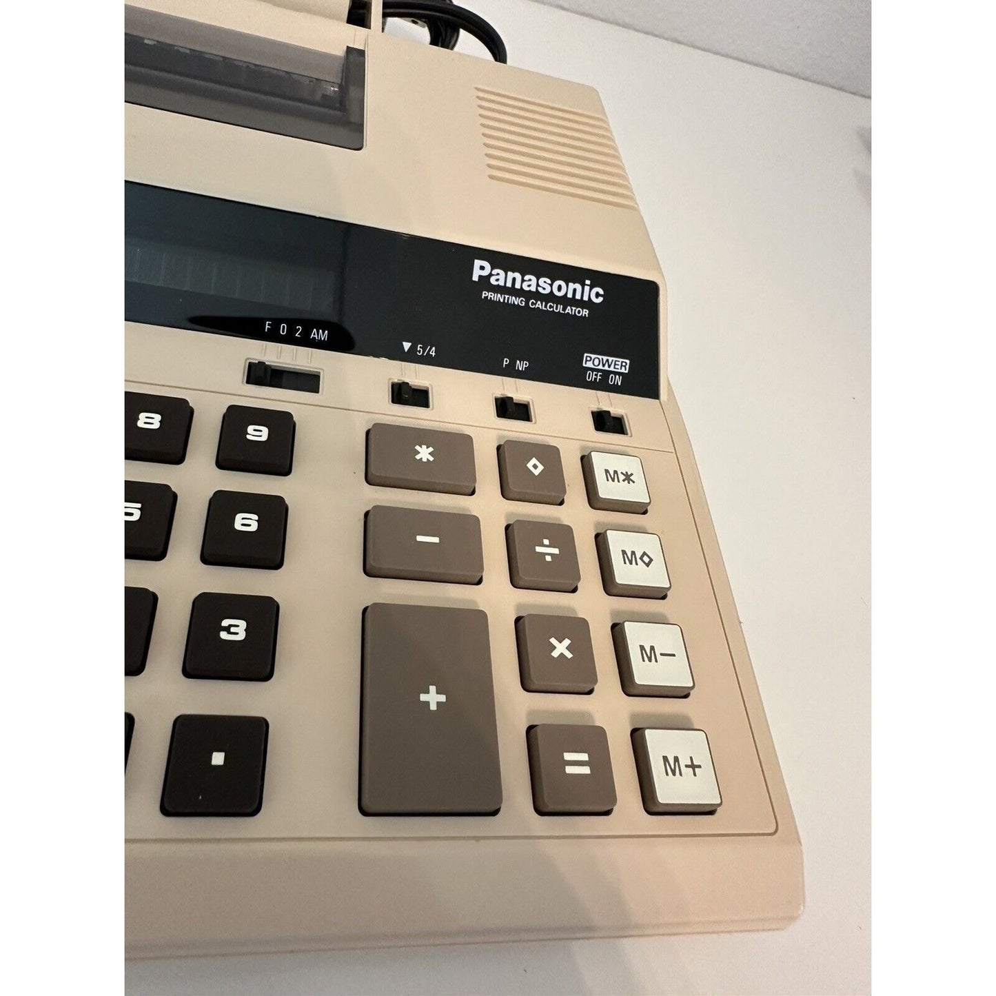 VINTAGE *NEW* 1980's PANASONIC JE-652P Electronic Printing Calculator