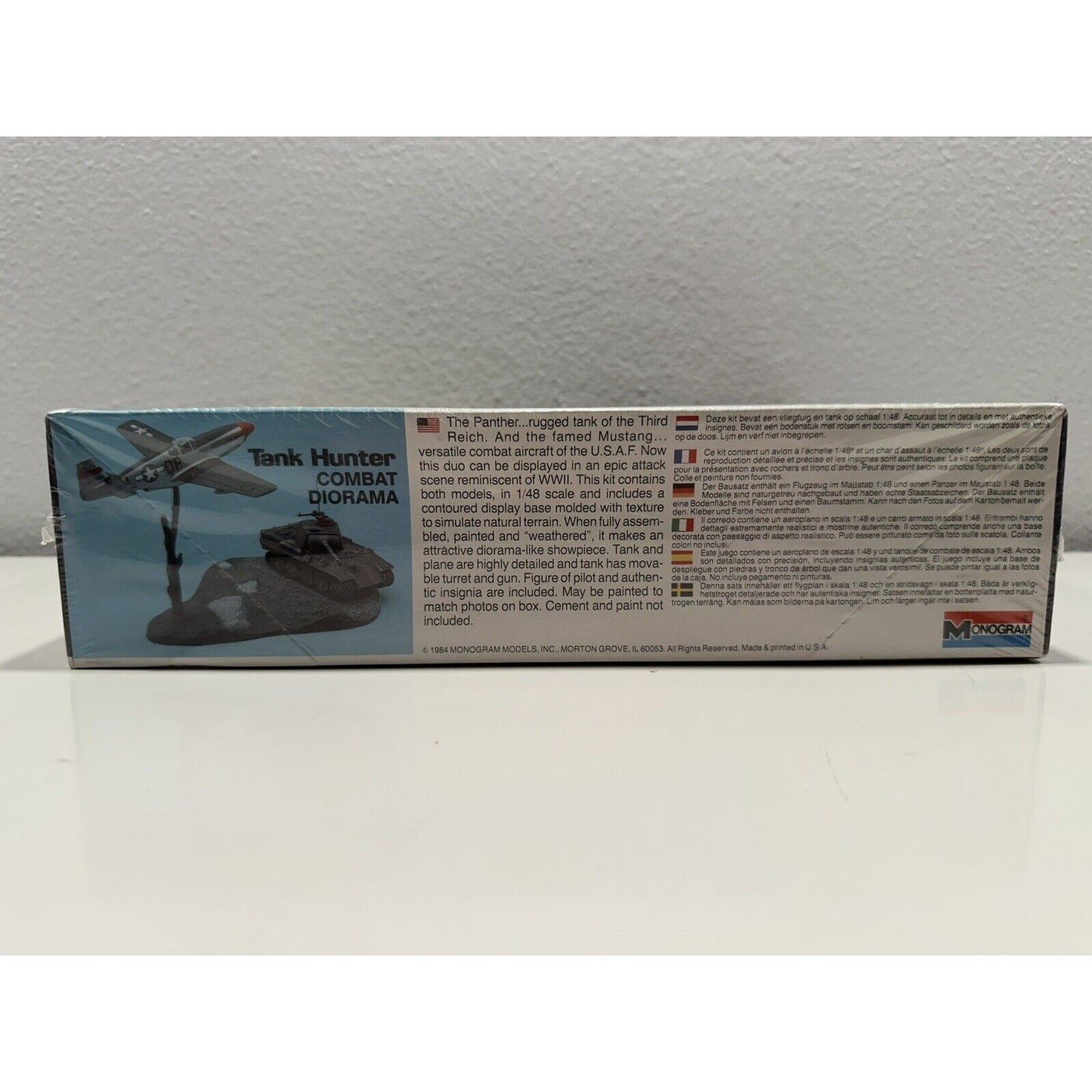 VINTAGE *NEW* Monogram Tank Hunter Combat Diorama