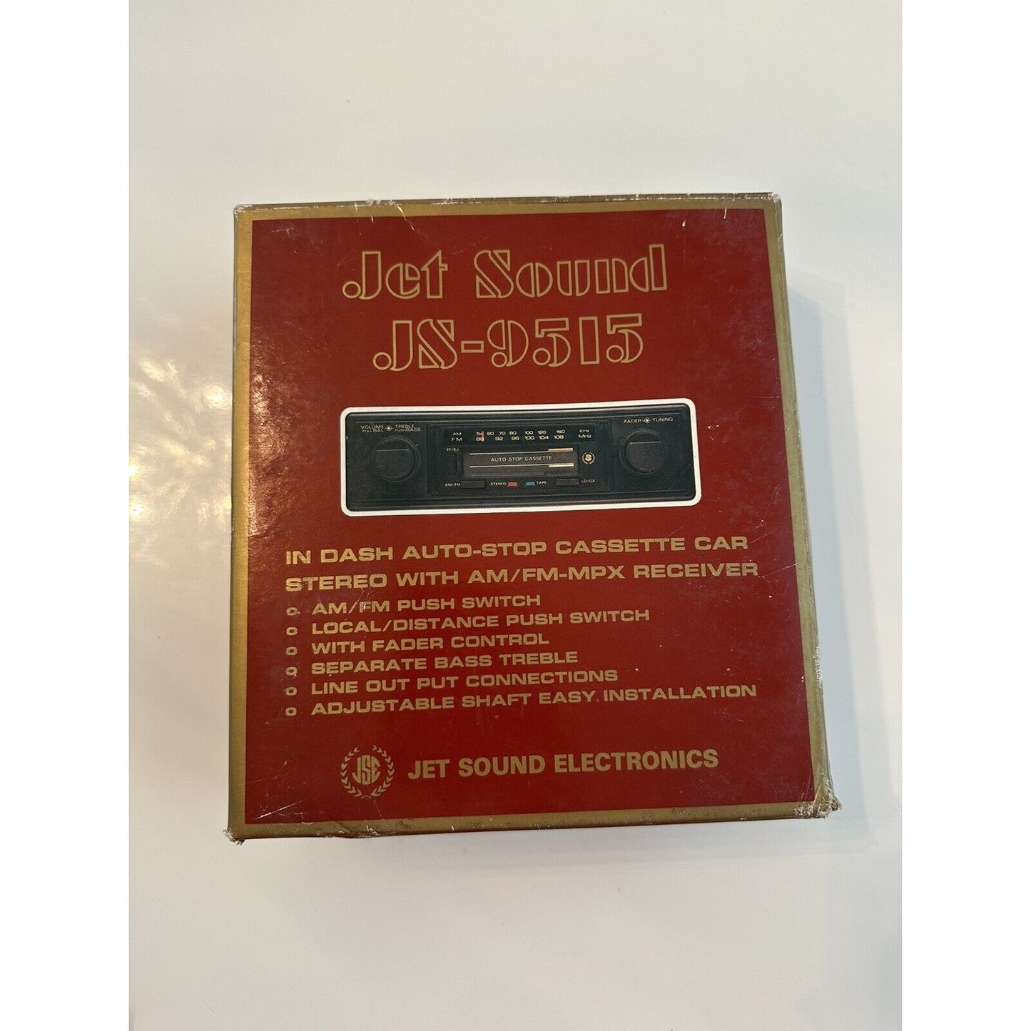 VINTAGE *NEW* Jet Sound JS-9515 am/fm Radio/Cassette Car Stereo