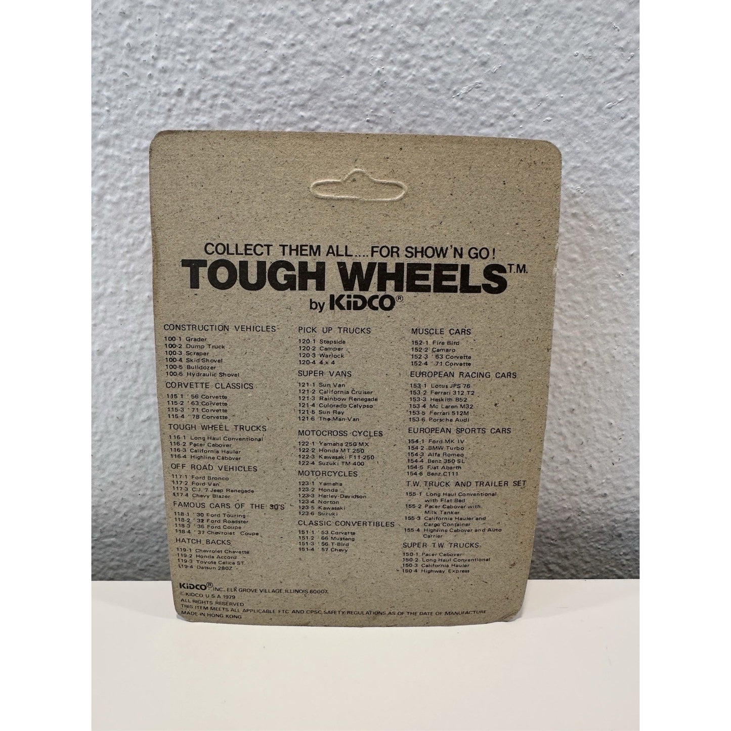 VINTAGE *NEW* Kidco Tough Wheels Formula 1 GT Racer Lotus JPS 76 Black