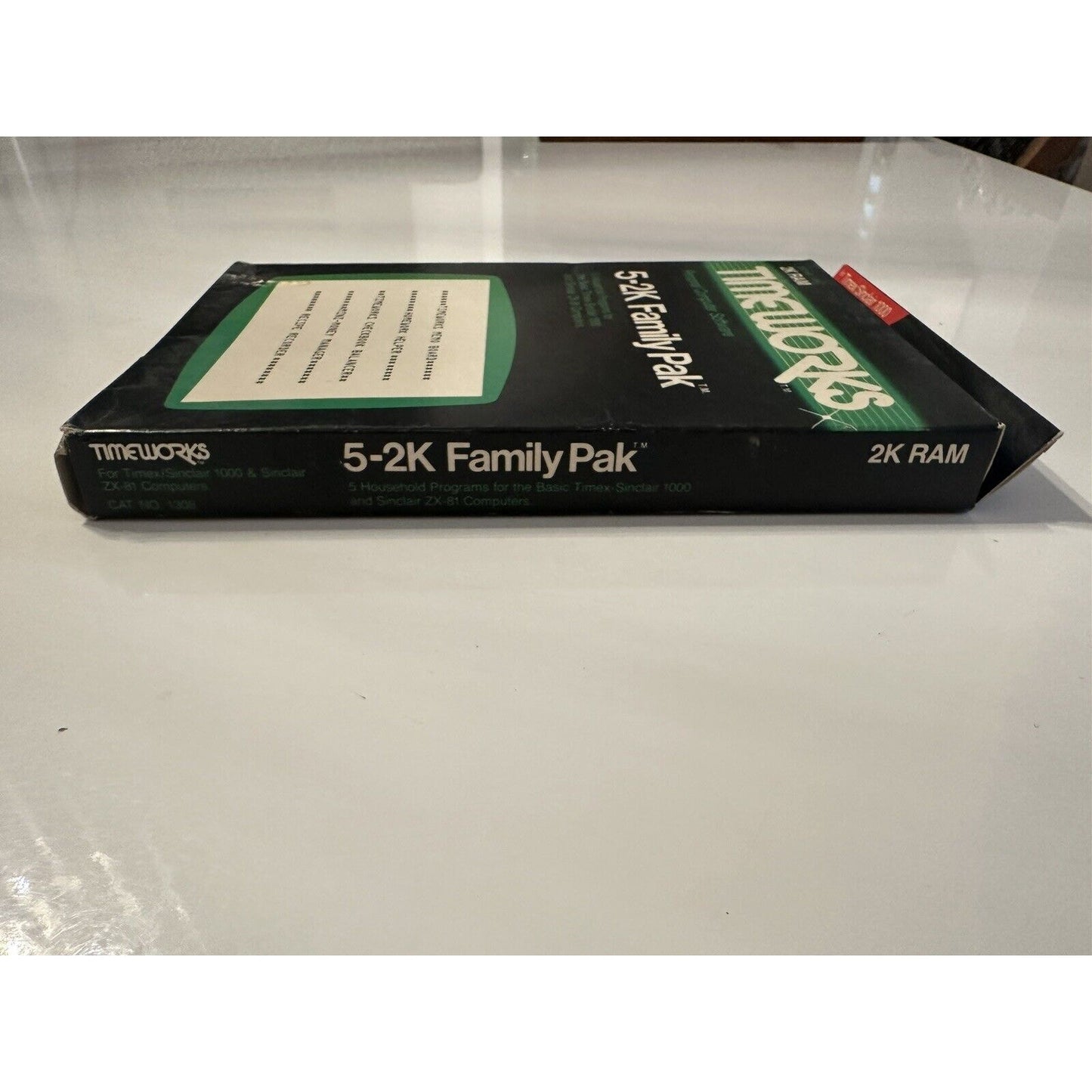 VINTAGE *NEW* Timeworks 5-2K Family Pak - Sinclair 1000 Cassette