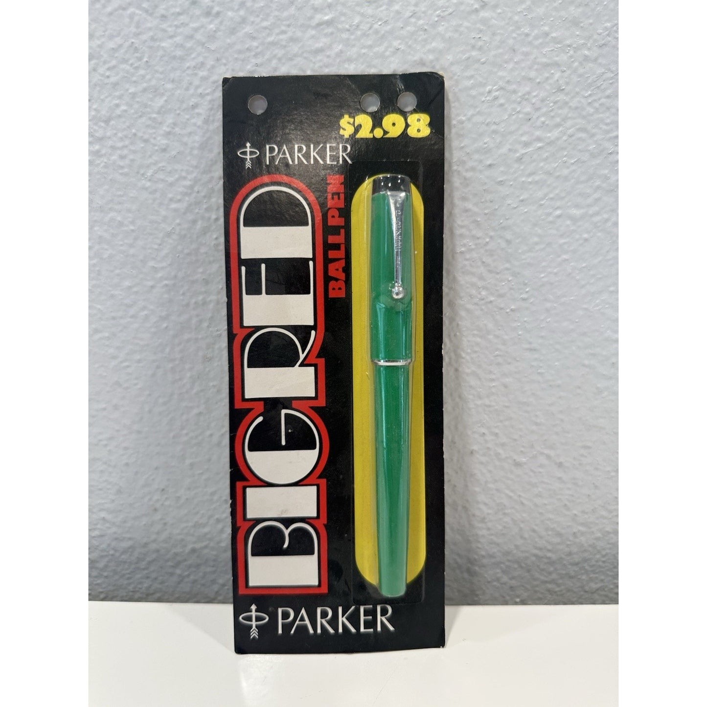 VINTAGE *NEW* 1970's Parker Big Red Ball Pen Sealed - Green