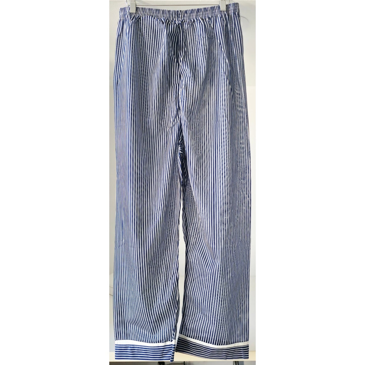 VINTAGE *NEW* 1970's Masterbuilt Men's Blue Striped Pajama Set Size S