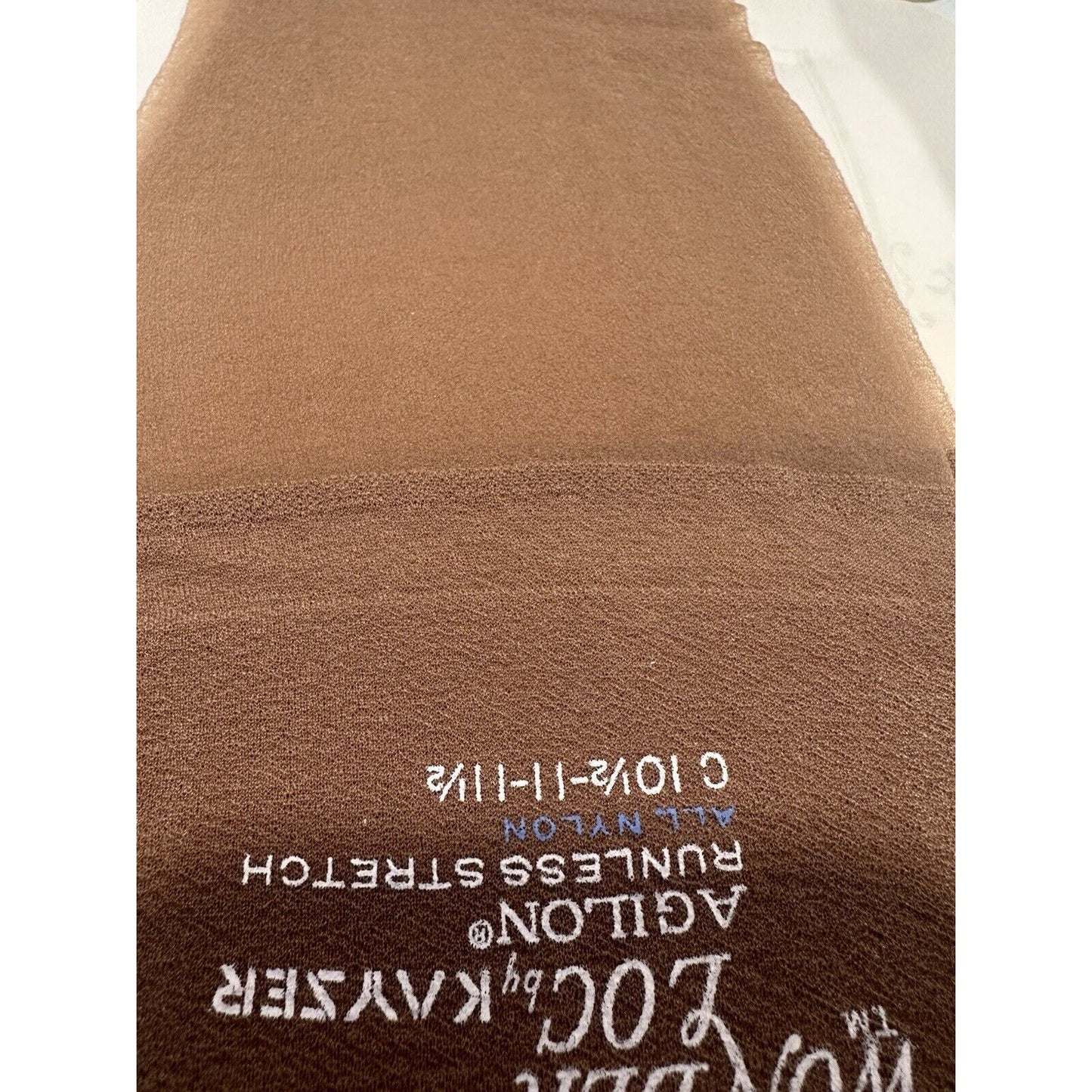 VINTAGE *NEW* 1950's Kayser Hosiery-Wonderloc Stretch-Debonair-Seamless-Sz10.5/11/11.5L