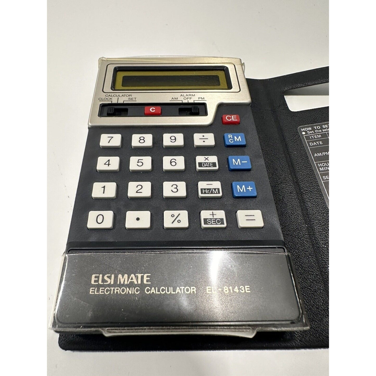VINTAGE *NEW* Sharp EL-8143E Elsi Mate Electronic Calculator