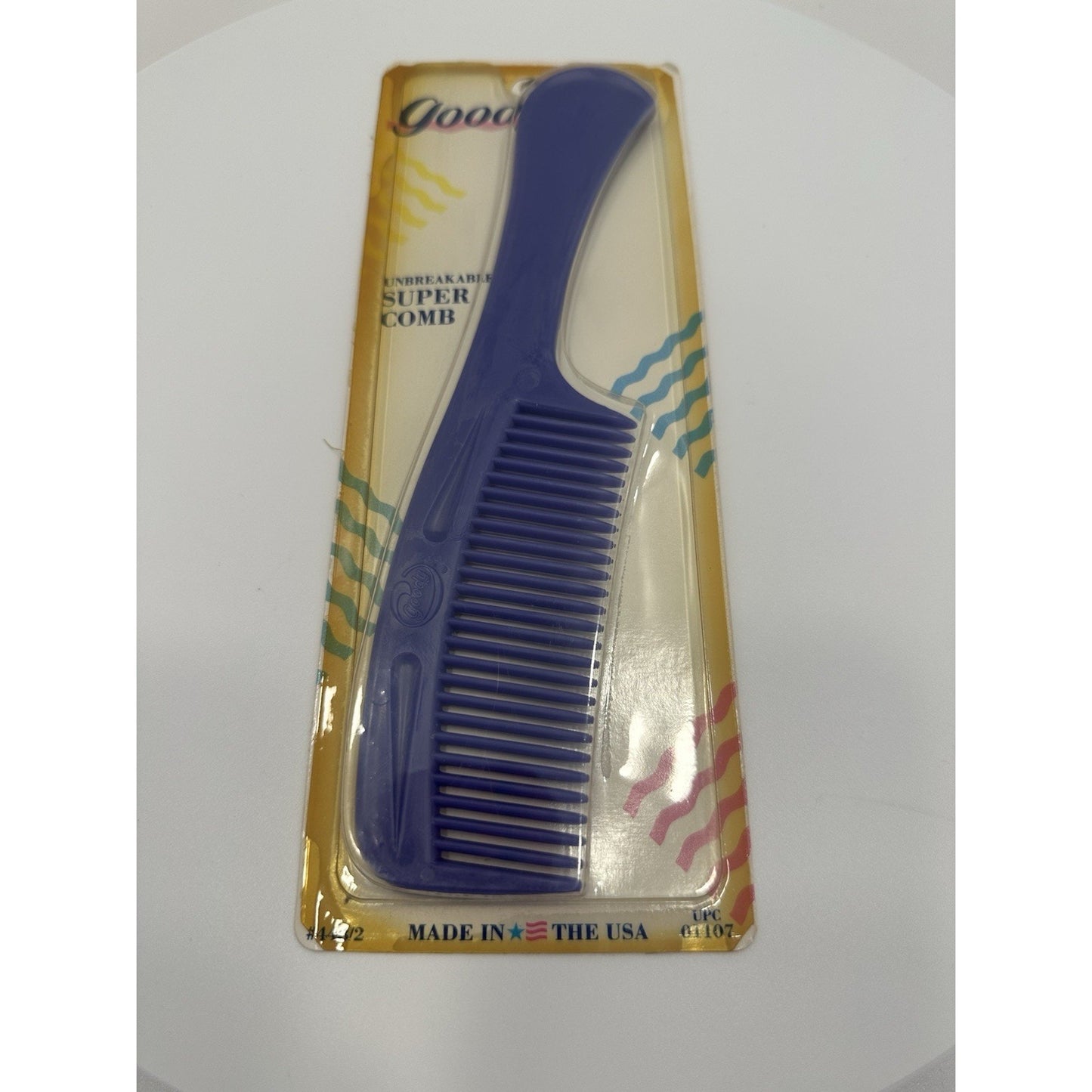 VINTAGE *NEW* 1989 Goody Unbreakable Super Comb Purple #448/2 USA