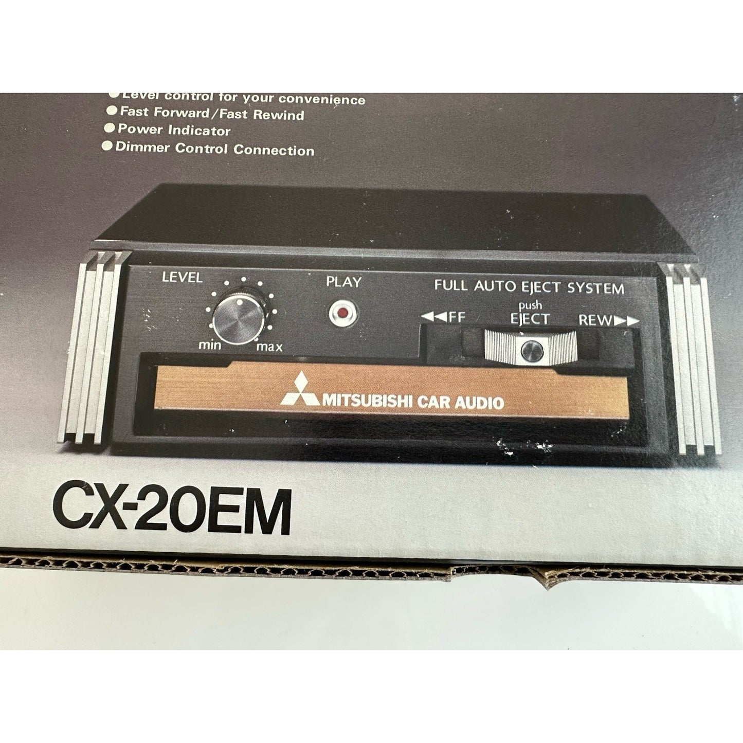VINTAGE *NEW* Mitsubishi Car Audio CX-20EM Auto-Eject Cassette Deck Japan