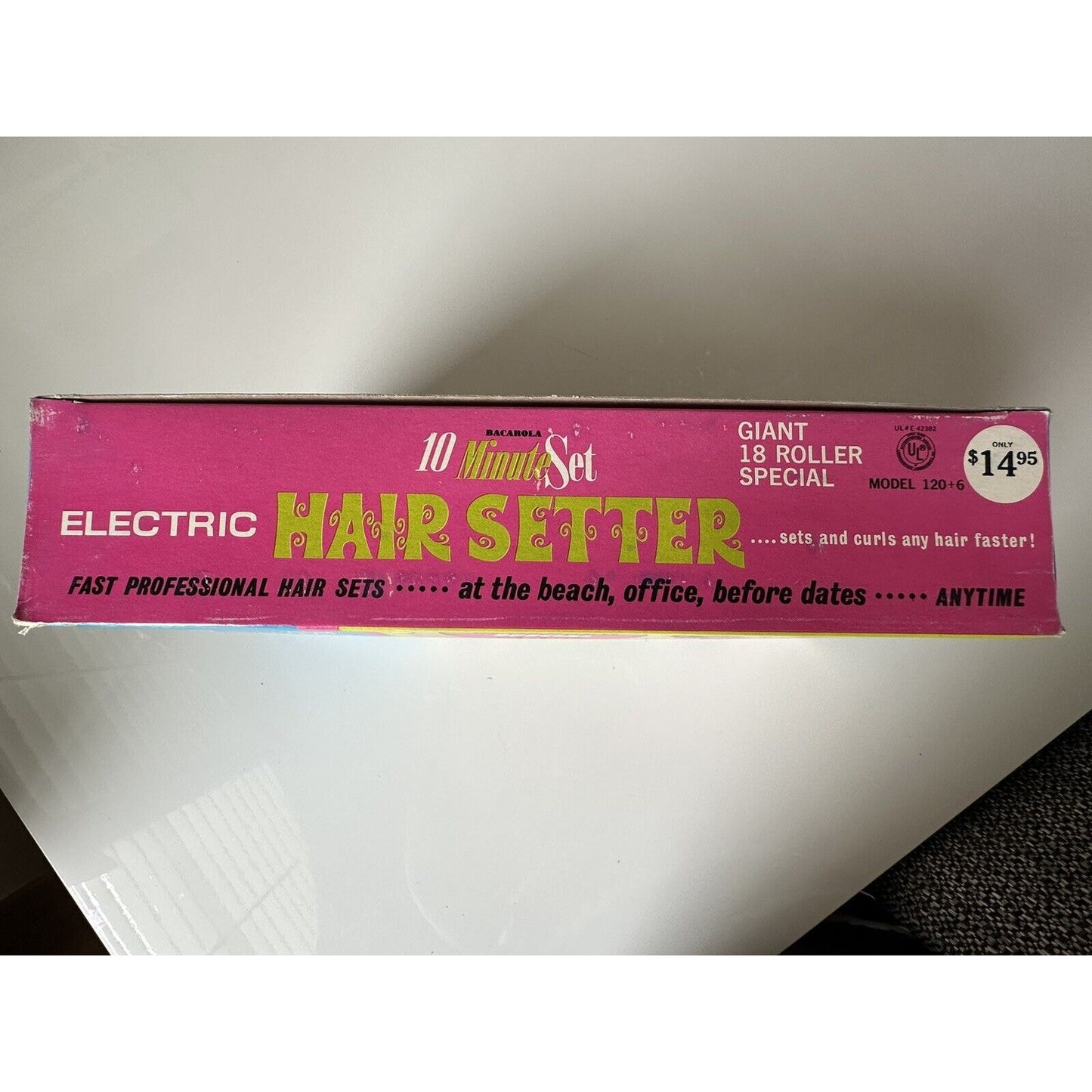 VINTAGE *NEW* Bacarola 10-min Electric Set of 18 Roller Hair Setters