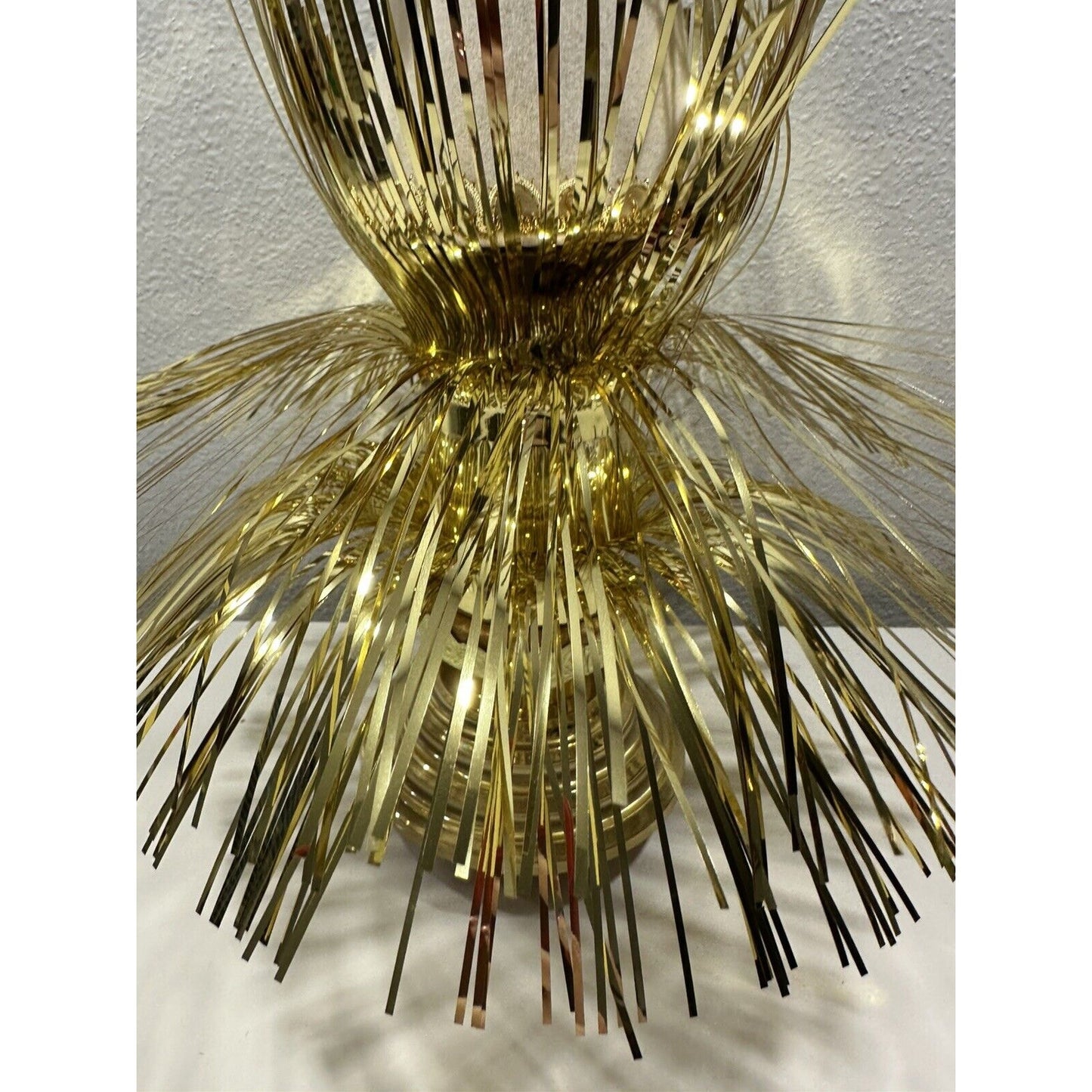 VINTAGE *NEW* Pair Of Christmas Angels-Crown, Felt Clothing, Gold, plays Silent Night