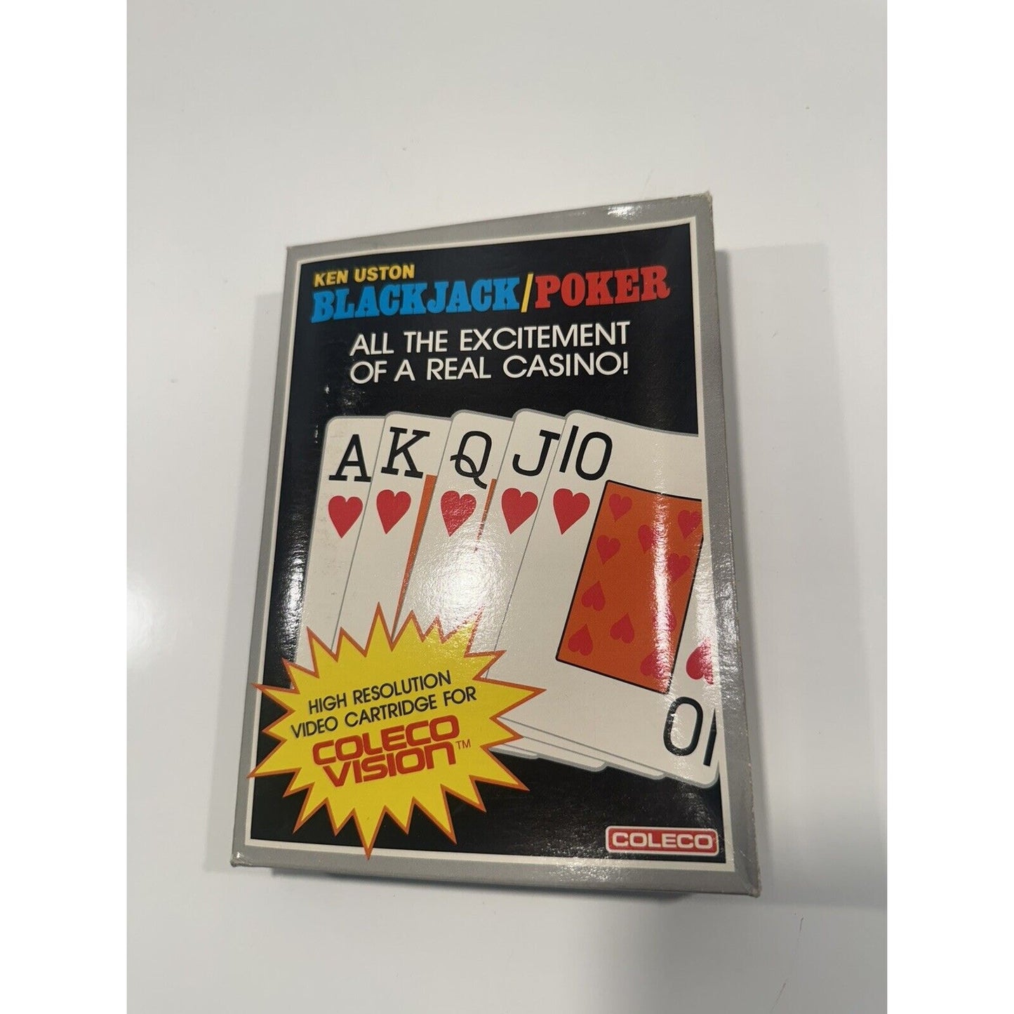 VINTAGE *NEW* COLECO Vision Ken Uston Blackjack/Poker