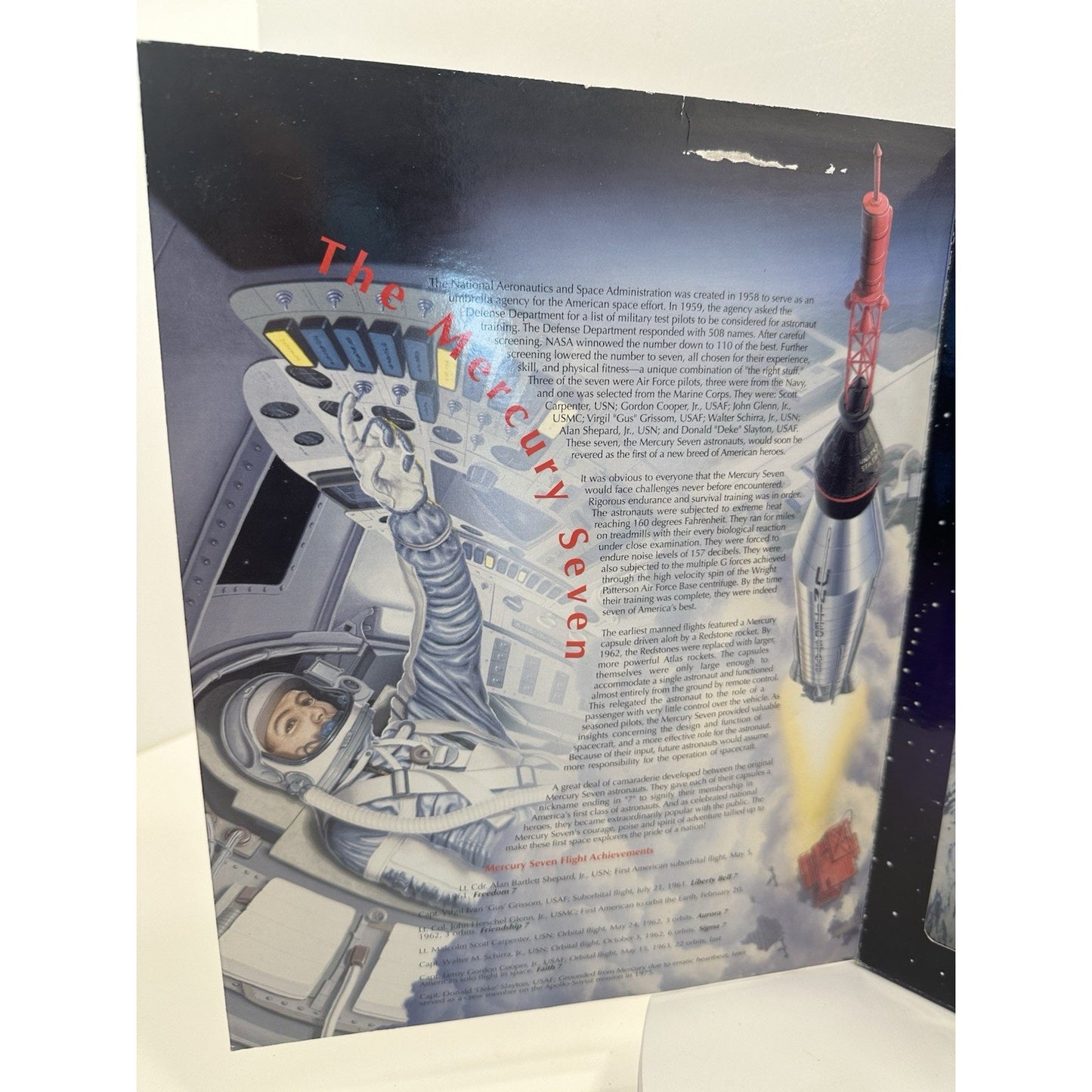 VINTAGE *NEW* 1997 GI Joe Mercury Astronaut Classic Collection Commemorative