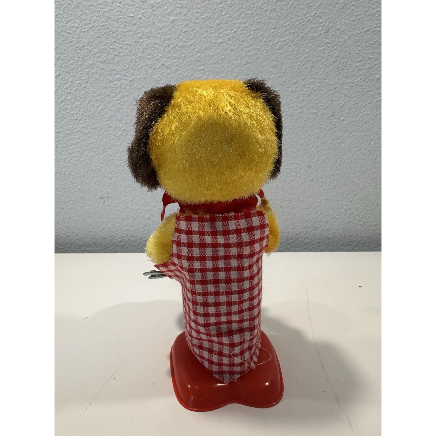 VINTAGE *NEW* 1960's Drummer Pup Mechanical Wind Up Metal Toy