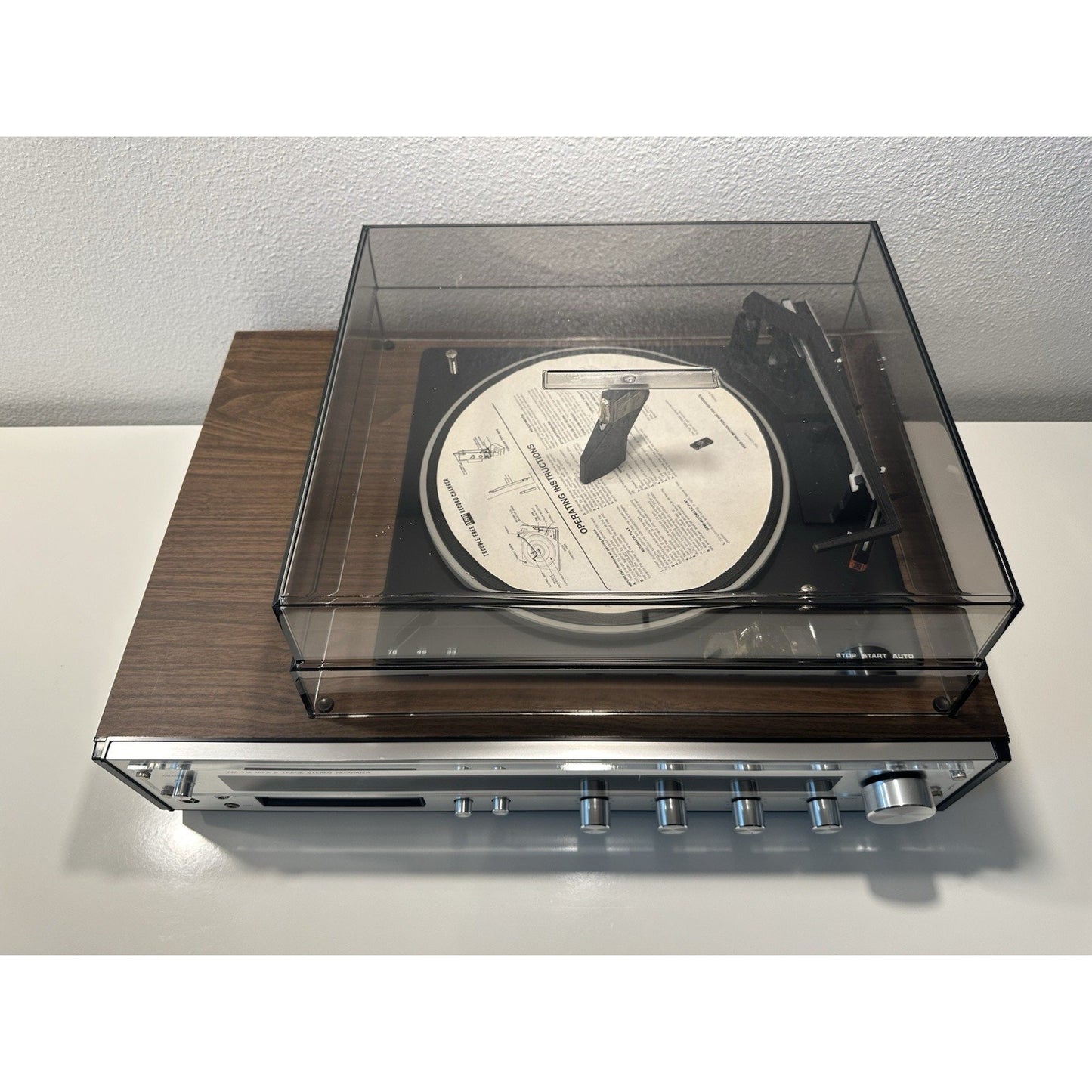 VINTAGE *NEW* 1970's Federal AM/FM MPX 8-Track Stereo System Recorder
