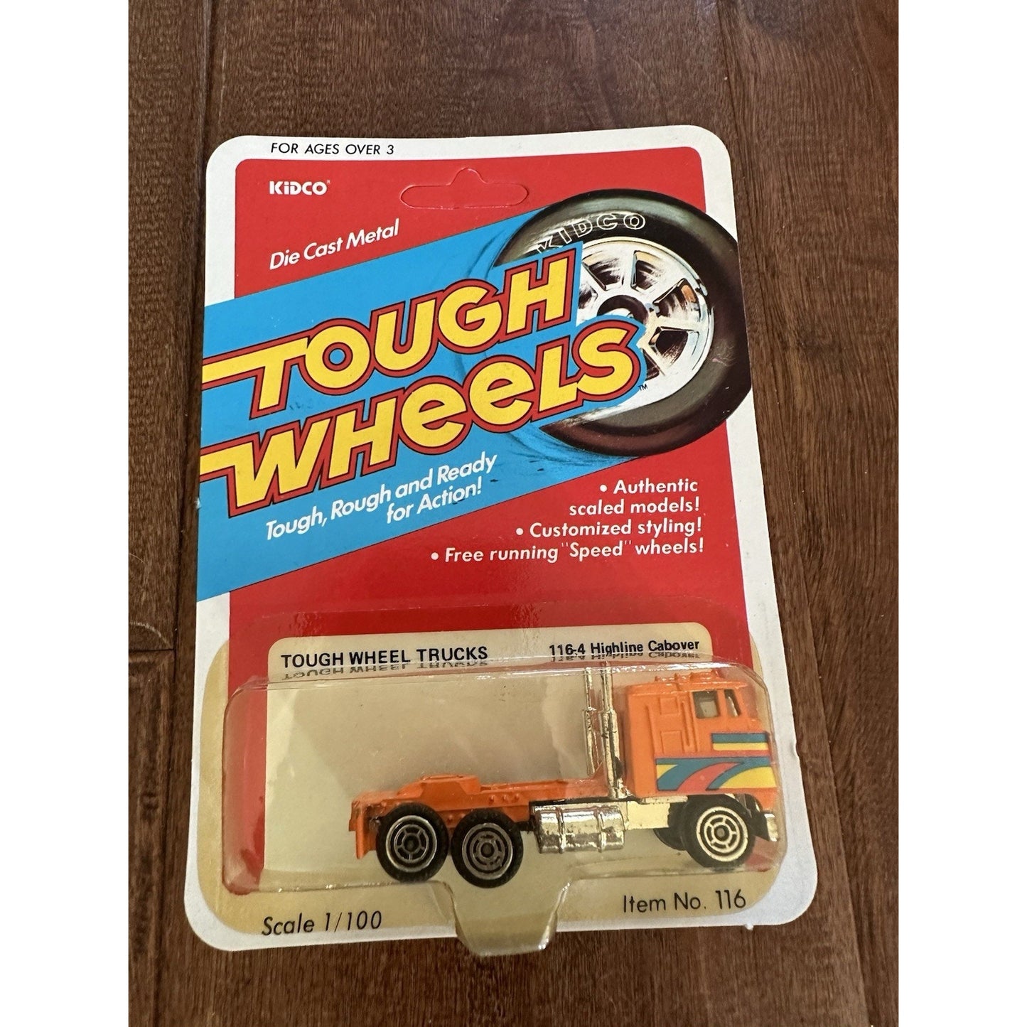 VINTAGE *NEW* 1980's Kidco Tough Wheels Highline Cabover 1/60 Die Case Model
