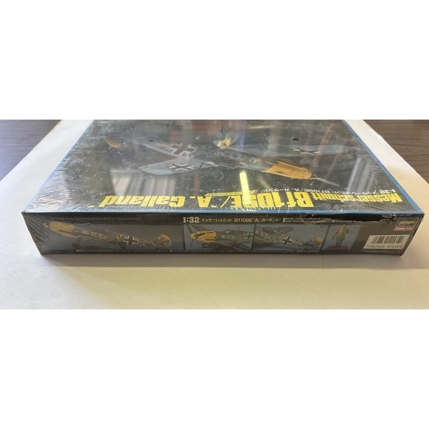 VINTAGE *NEW* Hasegawa Messerschmitt Bf109E A.Galland 51535 1/32 Model Kit