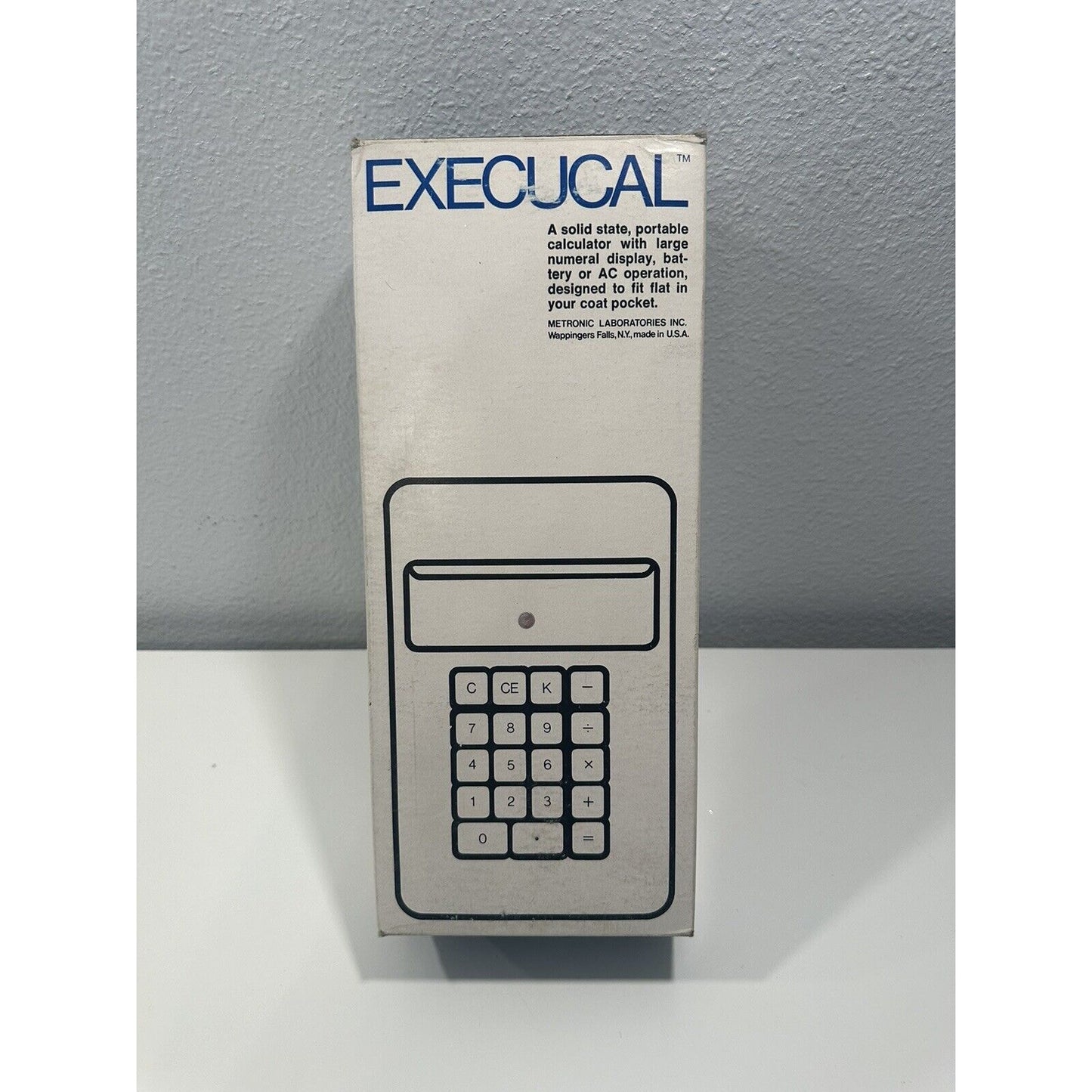 VINTAGE *NEW* Metronic Labs USA Execucal Calculator