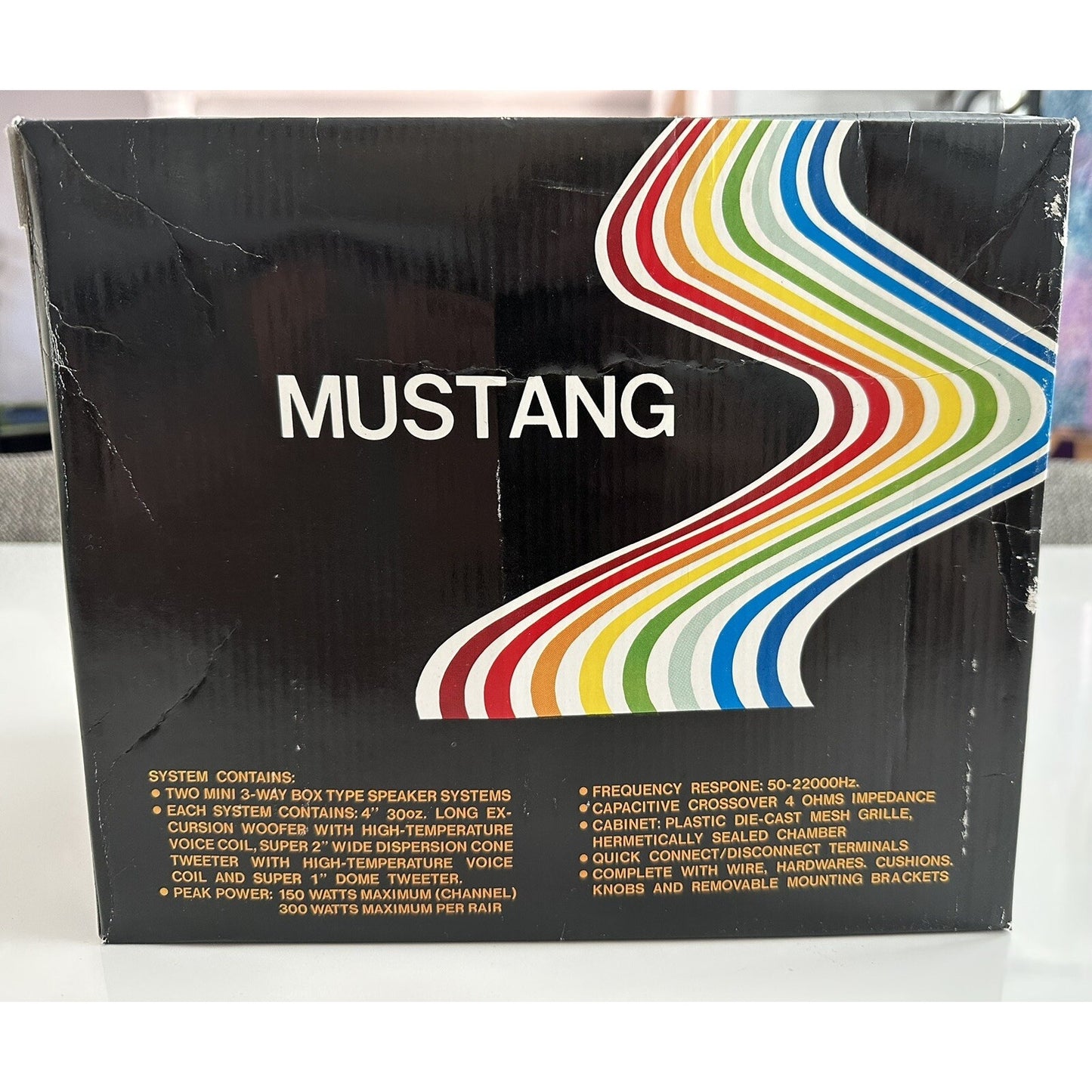 VINTAGE *NEW* 1989 Mustang led 903 Hi-Fi 3Way Woofer 4" Speaker System