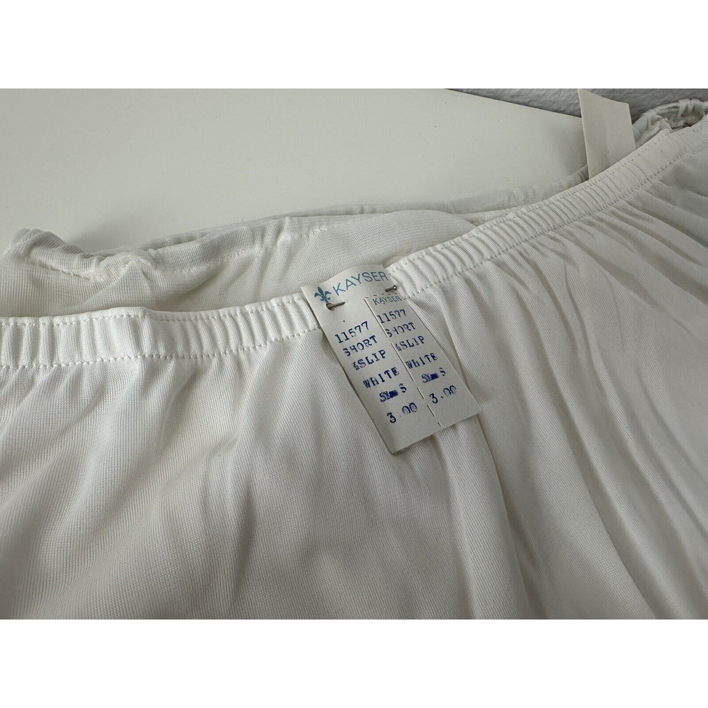 VINTAGE *NEW* Kayser Women's Slip/Petticoat Small White Nylon Set=4