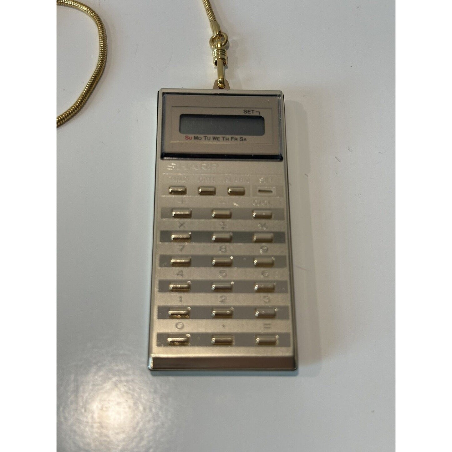 VINTAGE *NEW* Sharp EL-8061S Miniature Electronic Calculator HangARound
