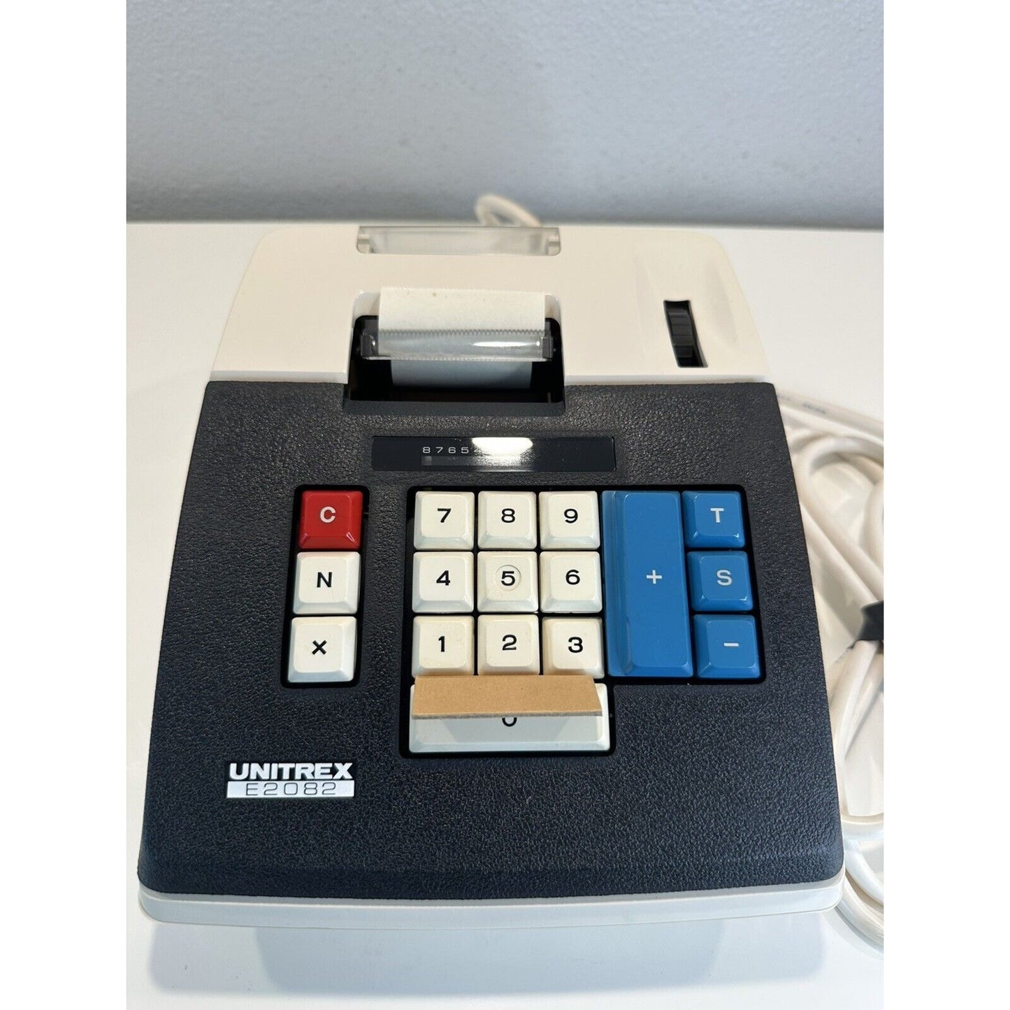 VINTAGE *NEW* Unitrex Eiko Electric E2082 10-Key Adding Machine Printer