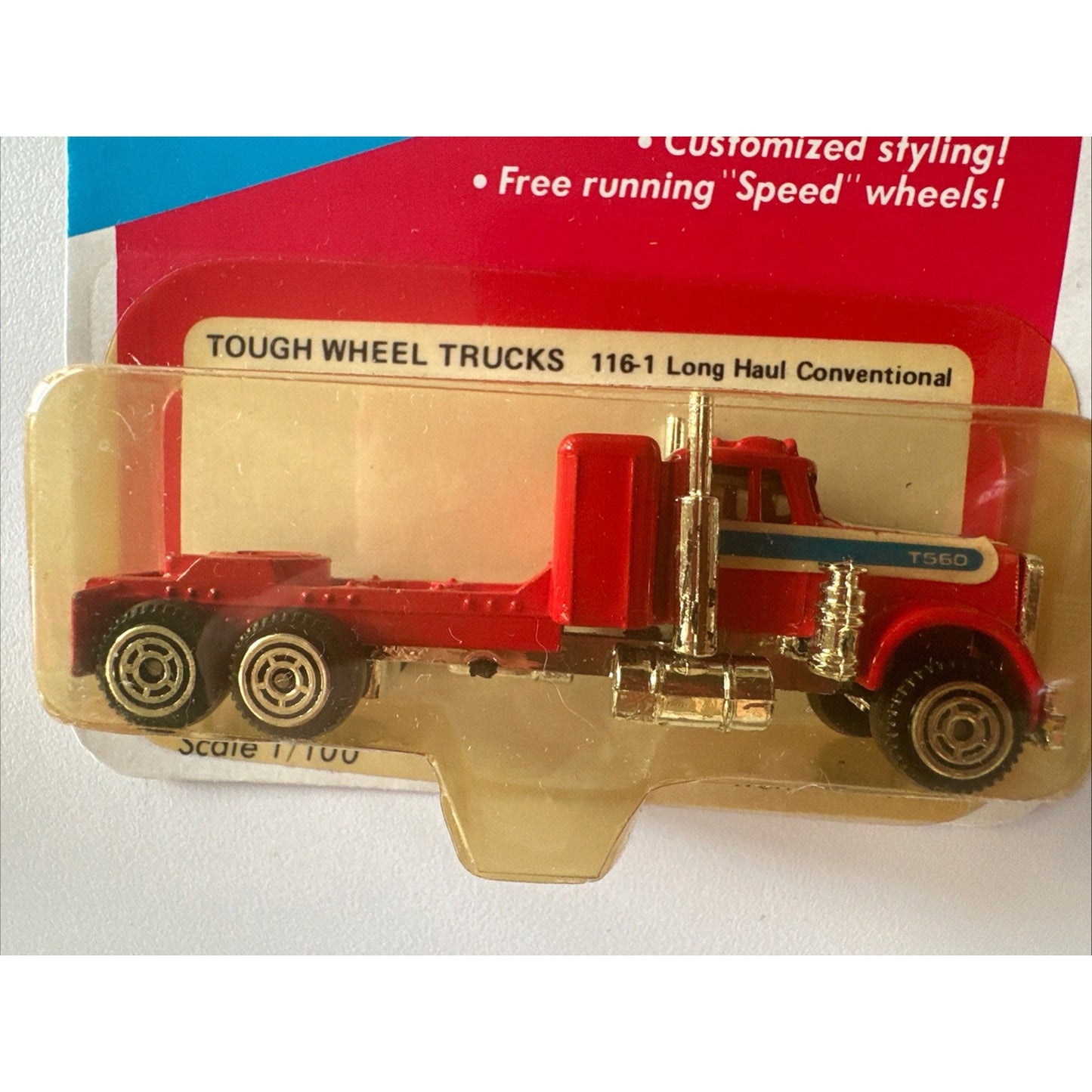 VINTAGE *NEW* 1980's Kidco Tough Wheels Long Haul Conventional Die-Cast Toy