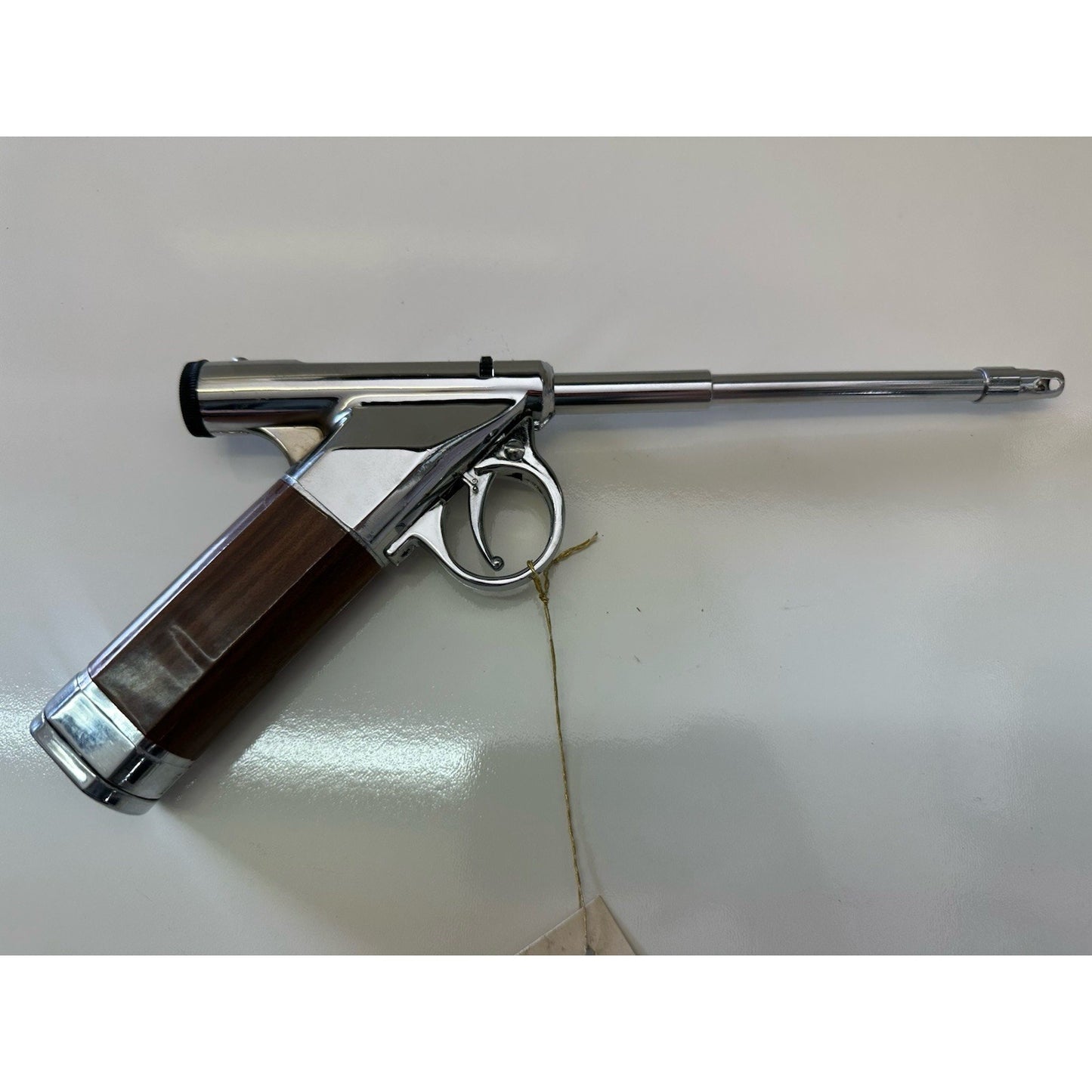 VINTAGE *NEW* 1970's National Silver Match-O-Matic Pistol Butane Lighter Japan