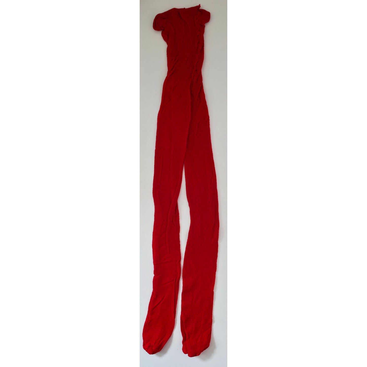 VINTAGE *NEW* 1960's Girls Opaque Pant Hose Red Size 12-14 Set of 4 USA