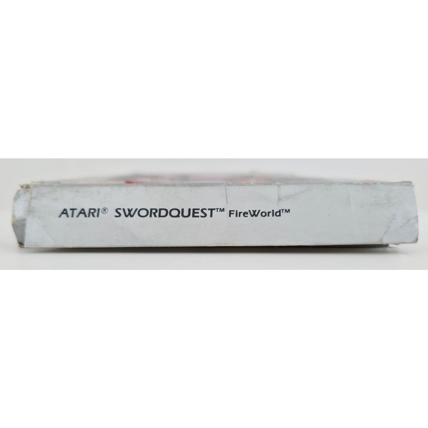 Atari 2600 1982 Swordquest Fireworld Game NOS Open Box with Wear Dealer Stock