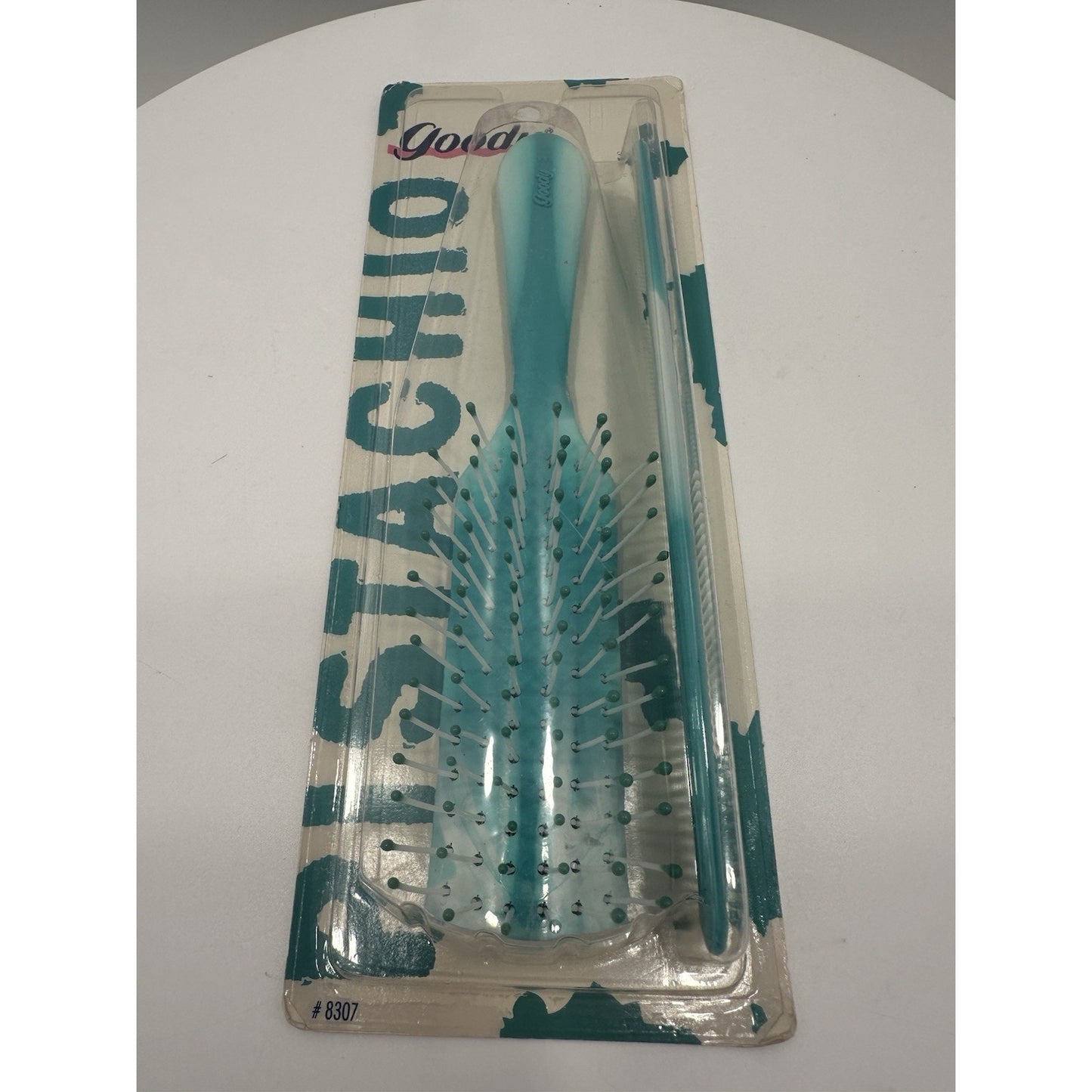 VINTAGE *NEW* 1990 Goody 8307 Brush & Comb Pistachio Matching Set