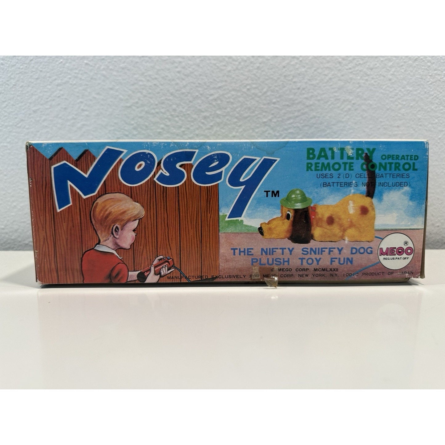 VINTAGE *NEW* 1960's Nosey Sniffy Puppy Dog Remote Control Battery-Operated Toy