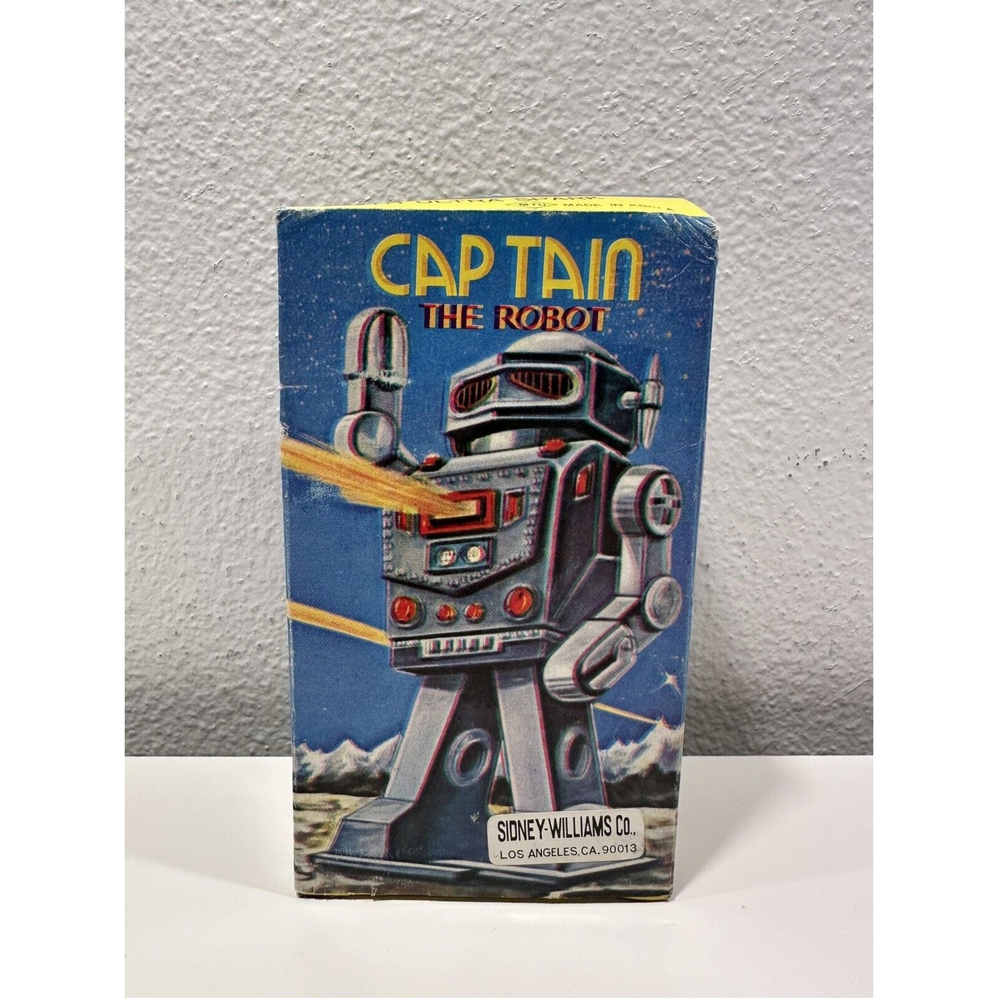VINTAGE *NEW* Classic 5.5" Captain the Robot / Tin Wind-Up Toy