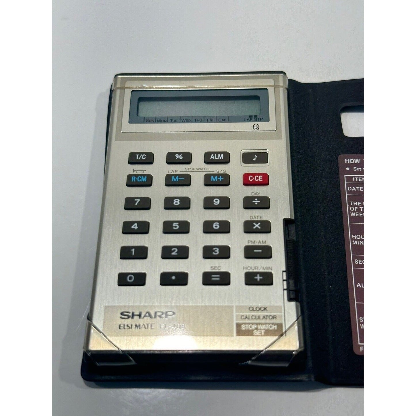 VINTAGE *NEW* Sharp Elsimate EL-407 Electronic Calculator