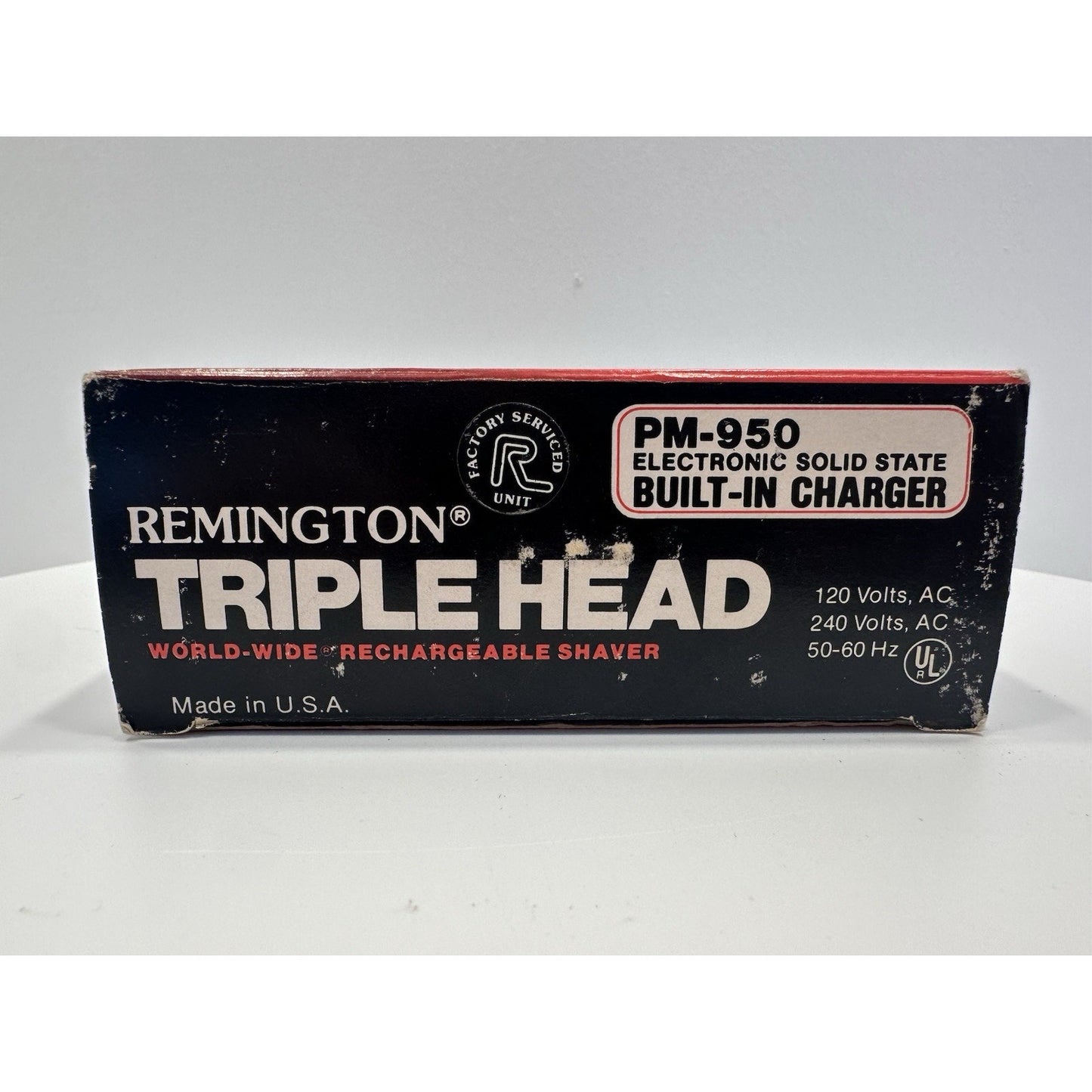 VINTAGE *NEW* 1980's Remington PM-950 Triple Head Electric SS Shaver PM-950 USA