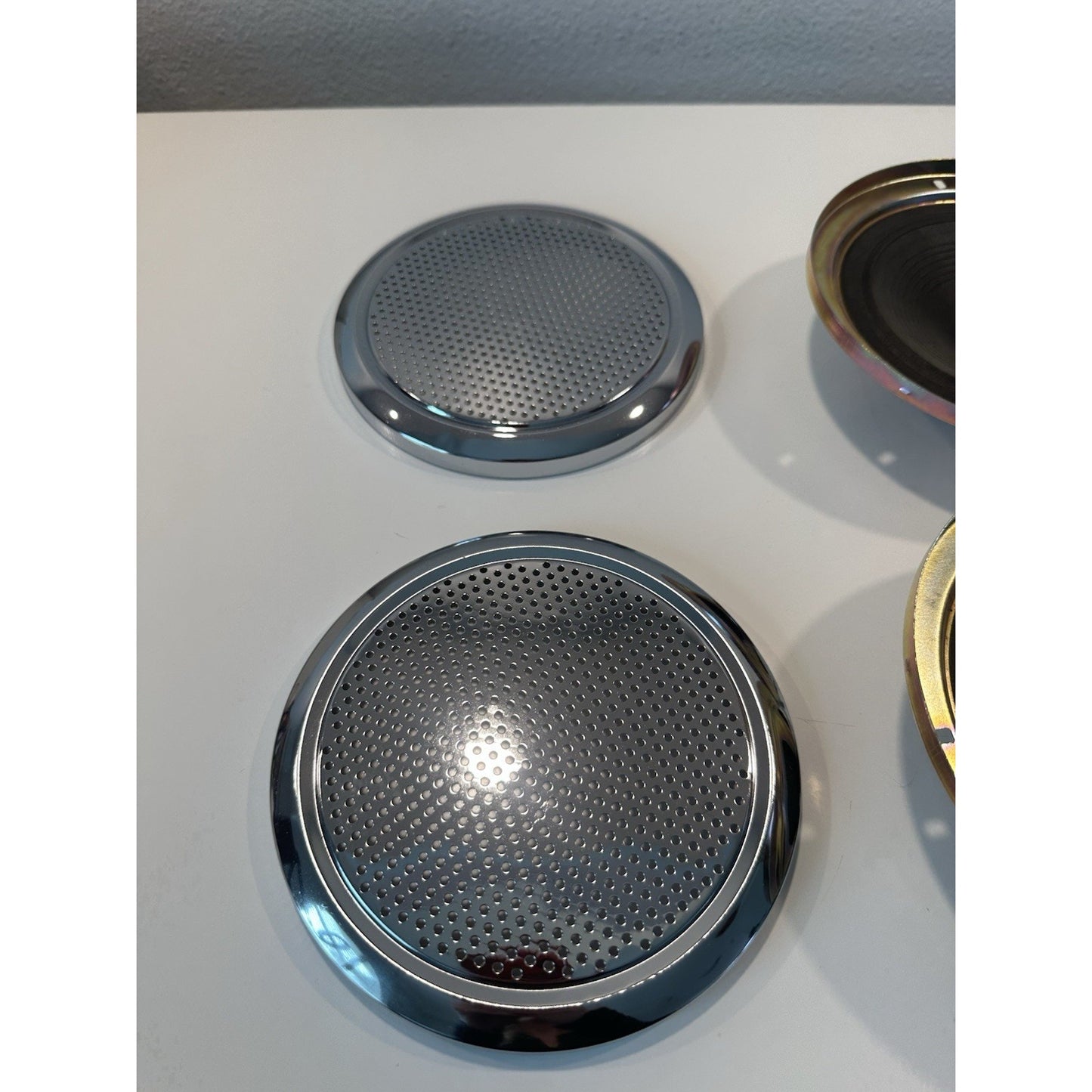VINTAGE 1970's MEKKA FS-201 Car Stereo Door Mount Speakers 6.5" NOM 5W/8W Japan