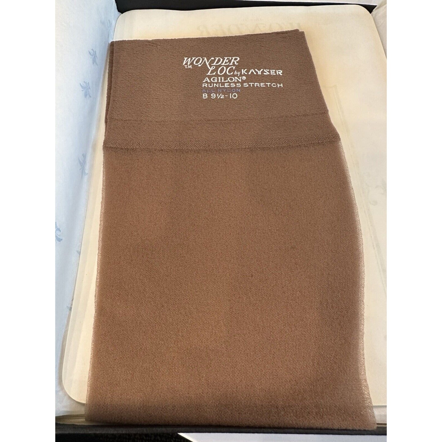VINTAGE *NEW* Kayser Hosiery-Seamless-Debonair-Sz10.5L X 6