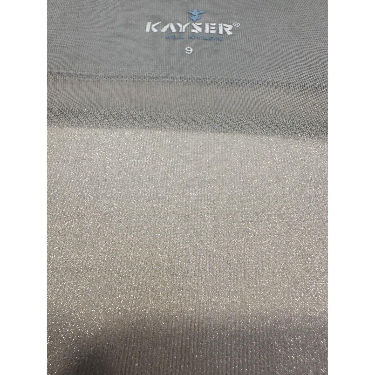 VINTAGE *NEW* Kayser Hosiery Silver Glitter Sz9M X 2