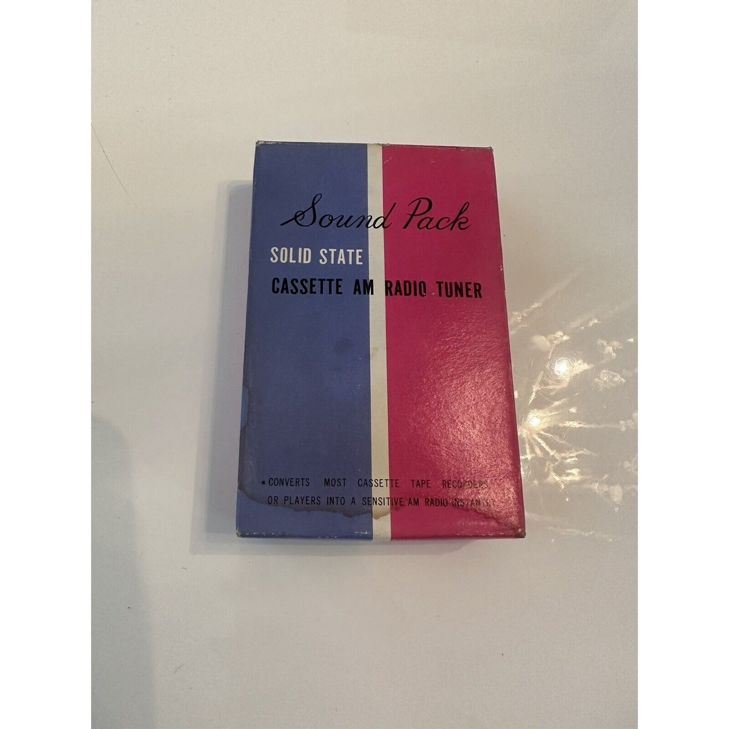 VINTAGE *NEW* Sound Pack Cassette AM Radio Tuner Pack Solid State