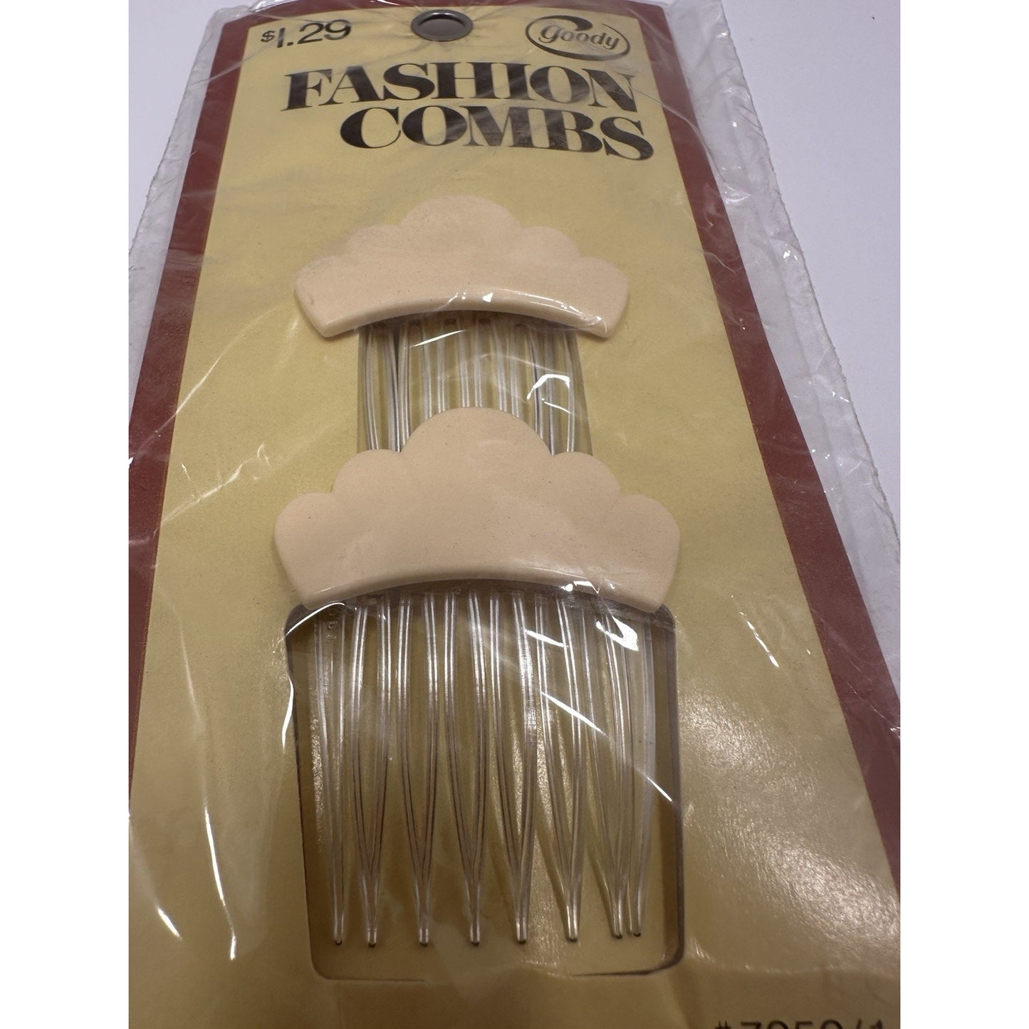 VINTAGE *NEW* 1975 Goody Kant-Slip Fashion Combs Combo Set USA