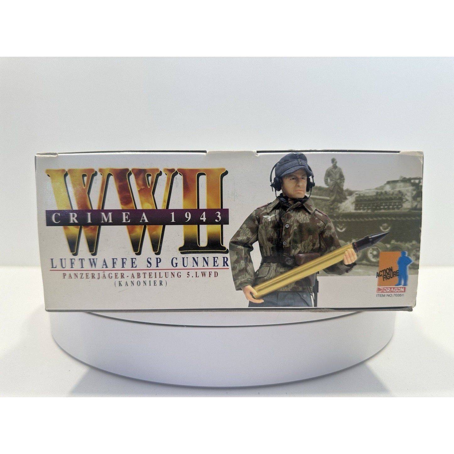 VINTAGE *NEW* Dragon WWII "Werner Bloch* Crimea 1943 Panzer Action Figure