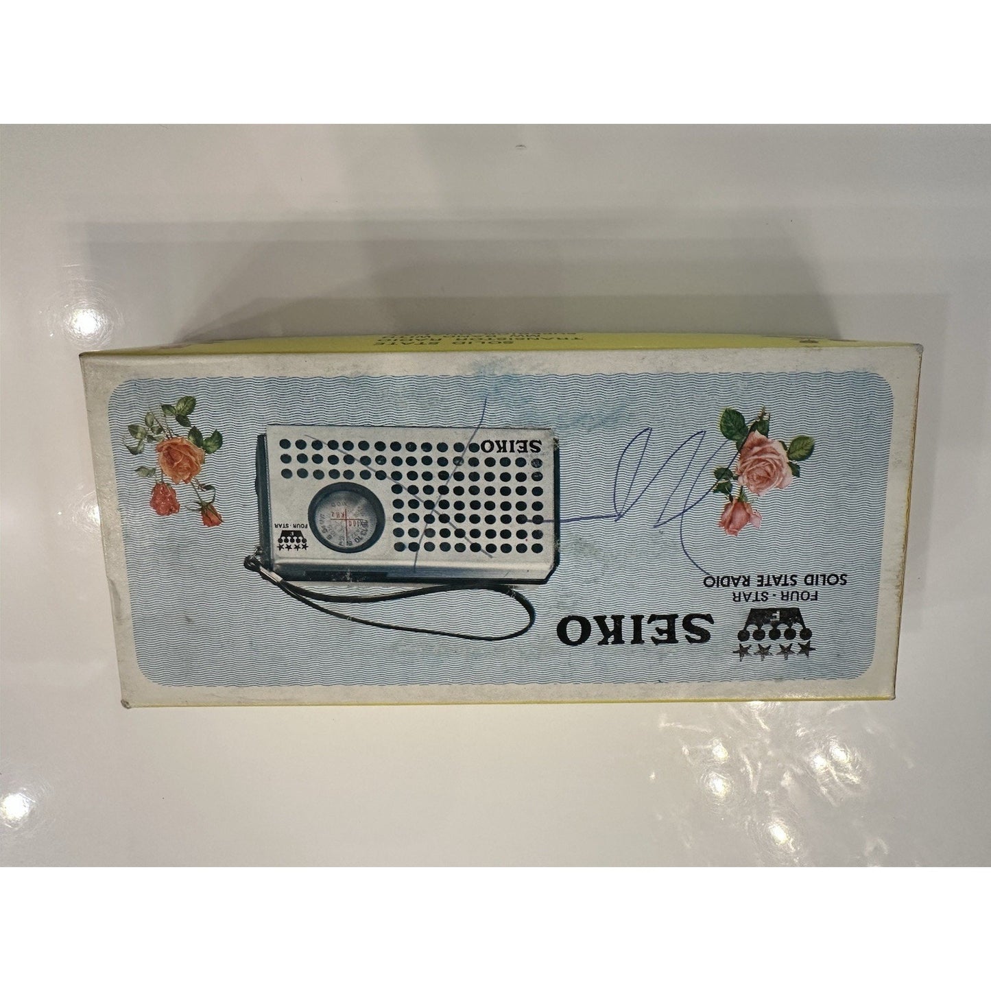 Needs Lovin' - VINTAGE 1960's Seiko FS22 Blue Solid State Pocket Transistor Radio CLEAN
