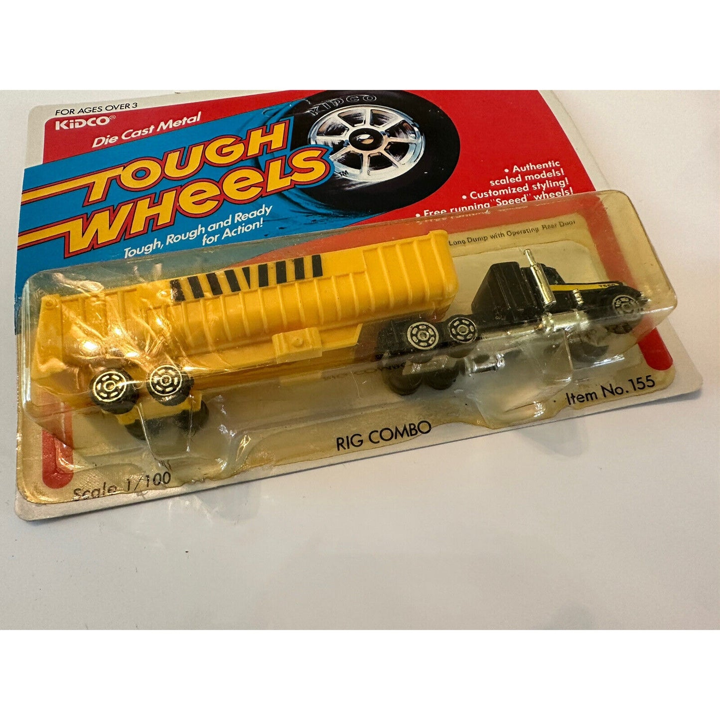 VINTAGE *NEW* 1981 Tough Wheels 1/100 Rig Combo Truck Bundle