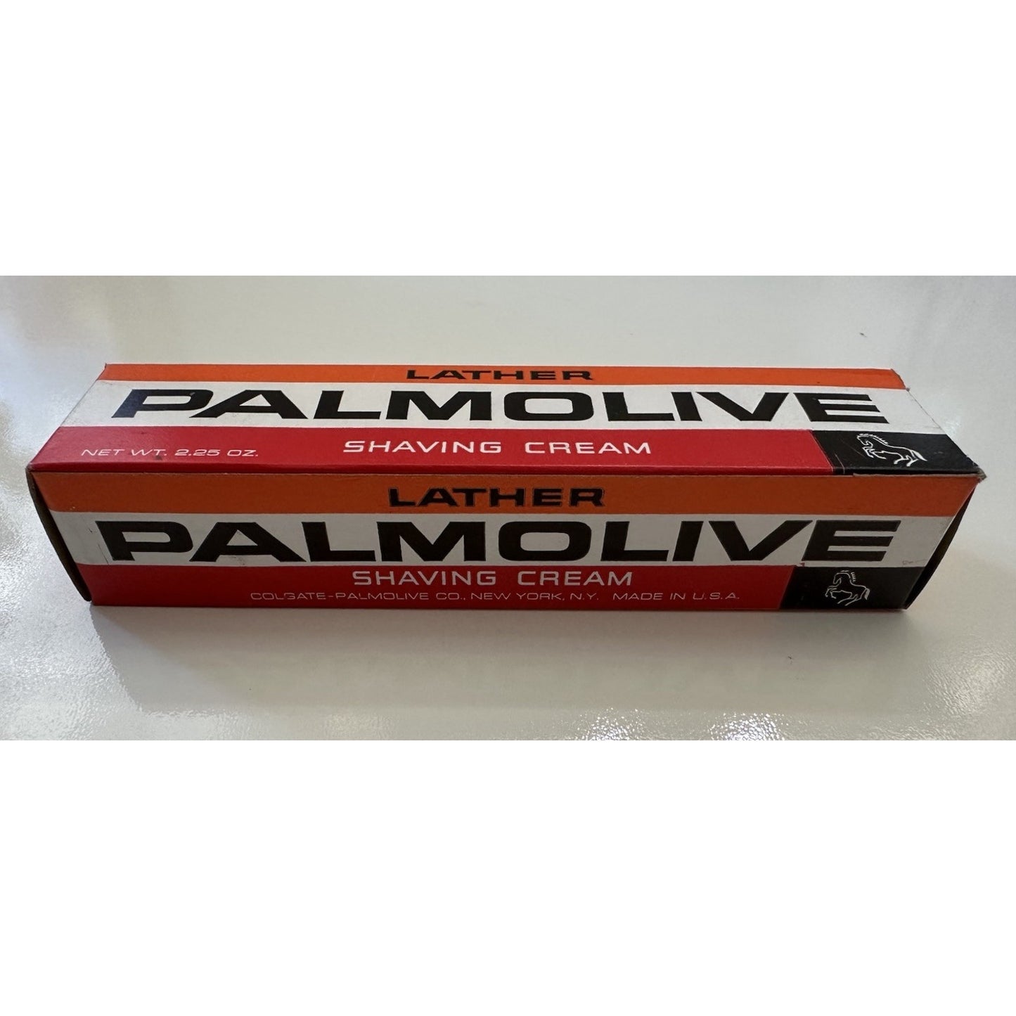 VINTAGE *NEW* 1970's Palmolive Lather Shaving Cream Tube in Box