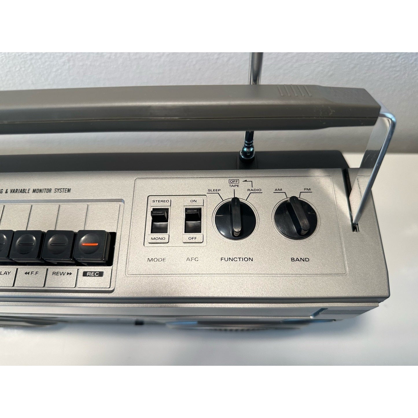 VINTAGE *NEW* 80's Hitachi TRK-7500H Boom Box Radio Cassette Recorder
