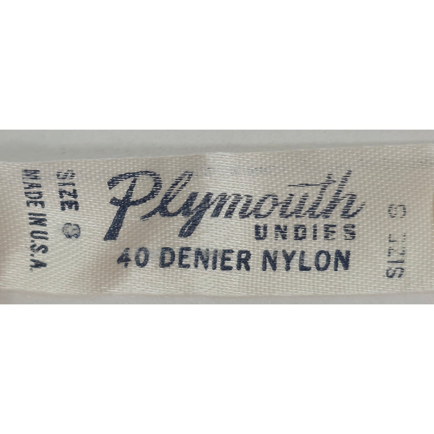 VINTAGE *NEW* 1960's Plymouth Women's White Bloomers | Panties Size S USA